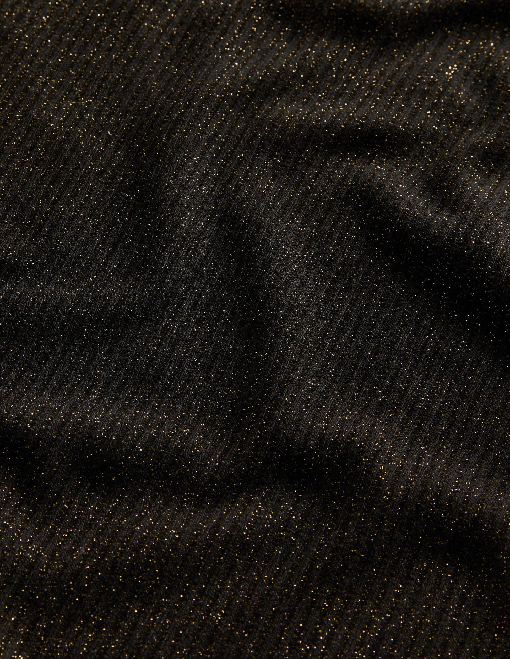 Sparkle Shrunken T-Shirt-Black/Gold Sparkle-7