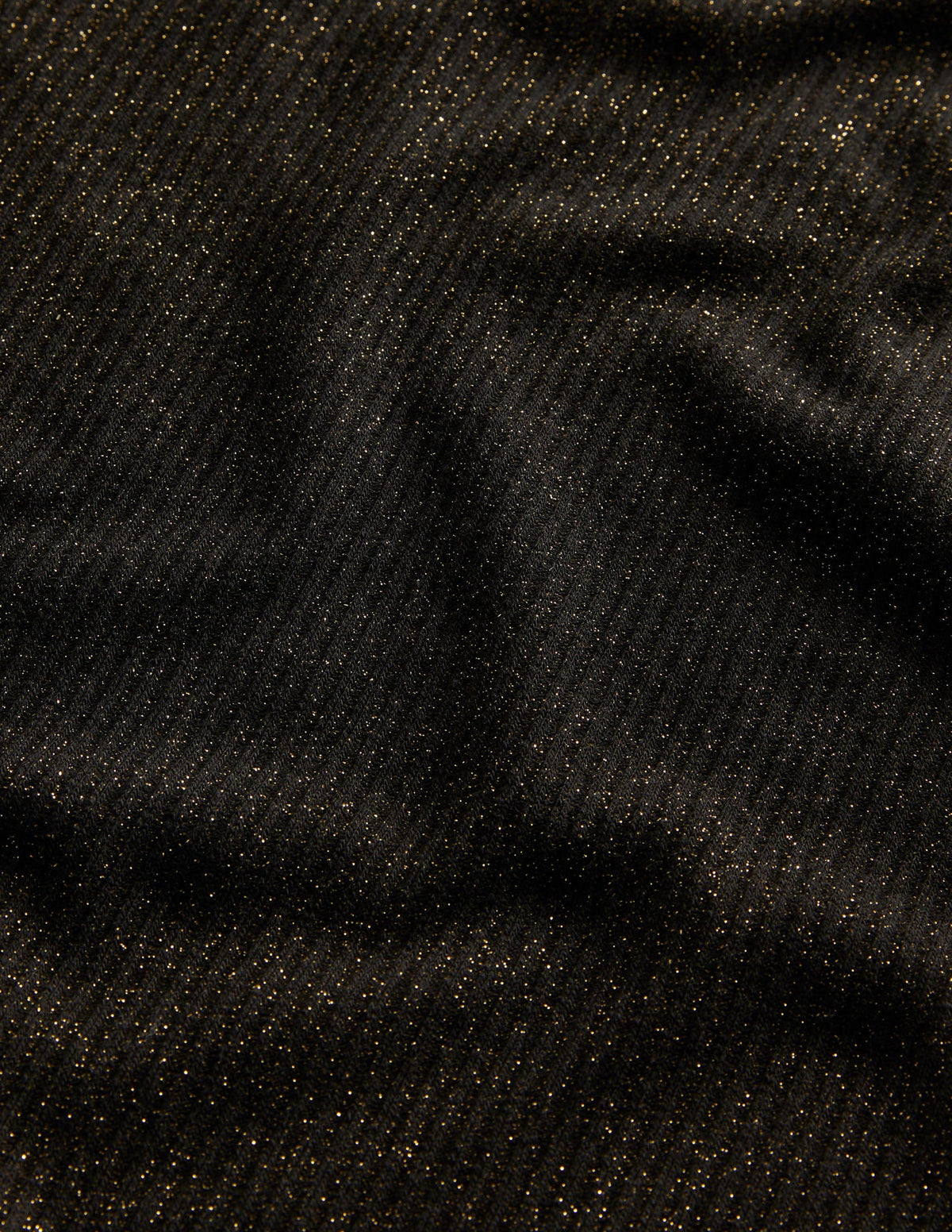 Sparkle Shrunken T-Shirt-Black/Gold Sparkle - Image 7