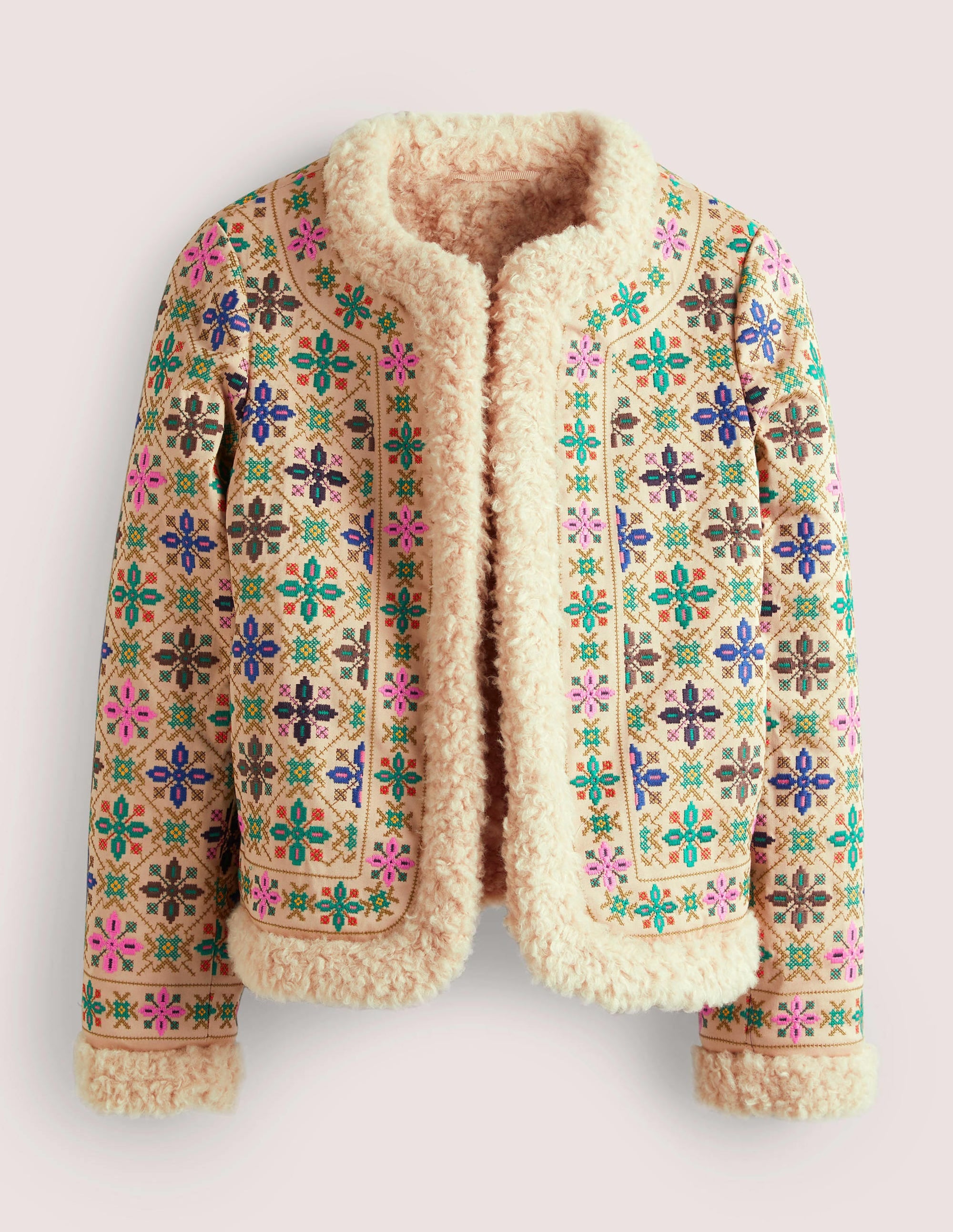 Faux Shearling Jacket-Rope - Image 6