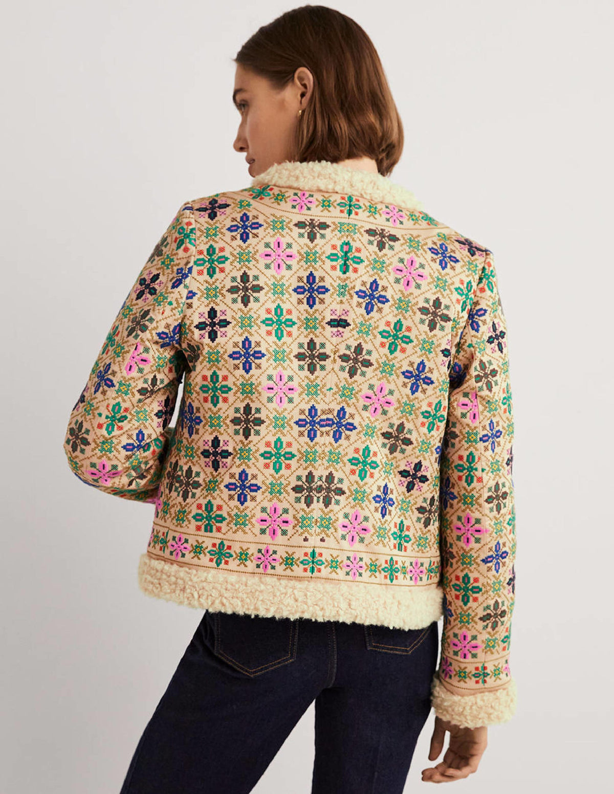 Faux Shearling Jacket-Rope - Image 3