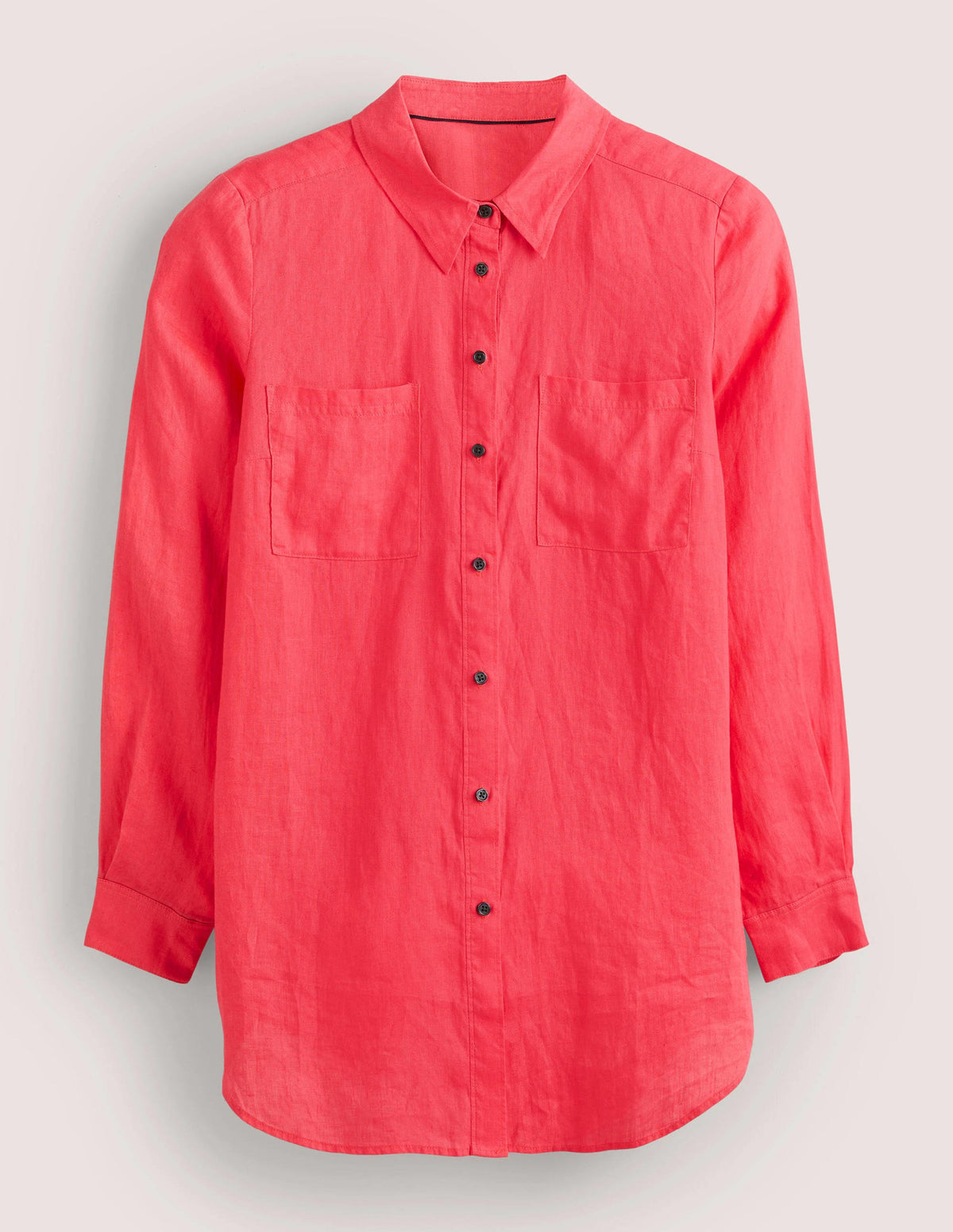 Linen Shirt-Pink Berry-5