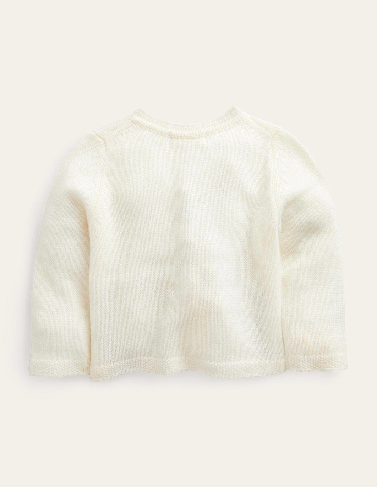 Cashmere Cardigan-Ivory Bunnies-2