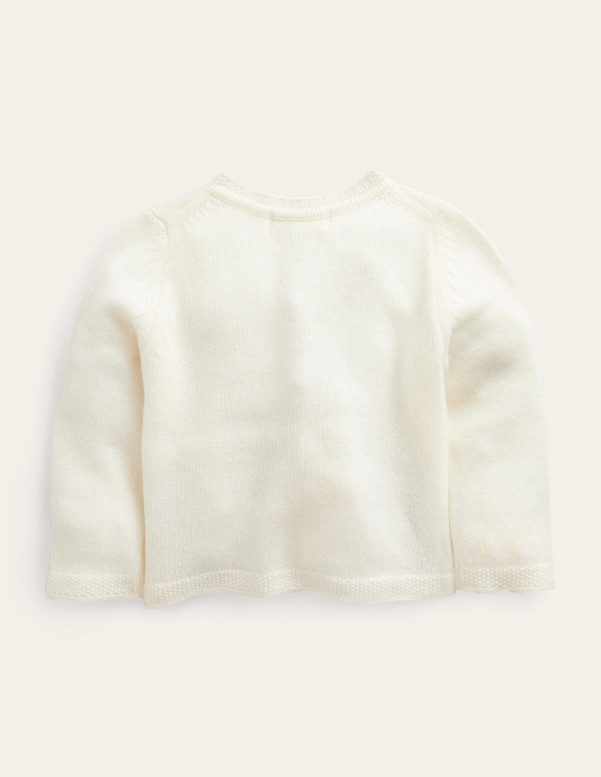 Cashmere Cardigan-Ivory Bunnies - Image 2