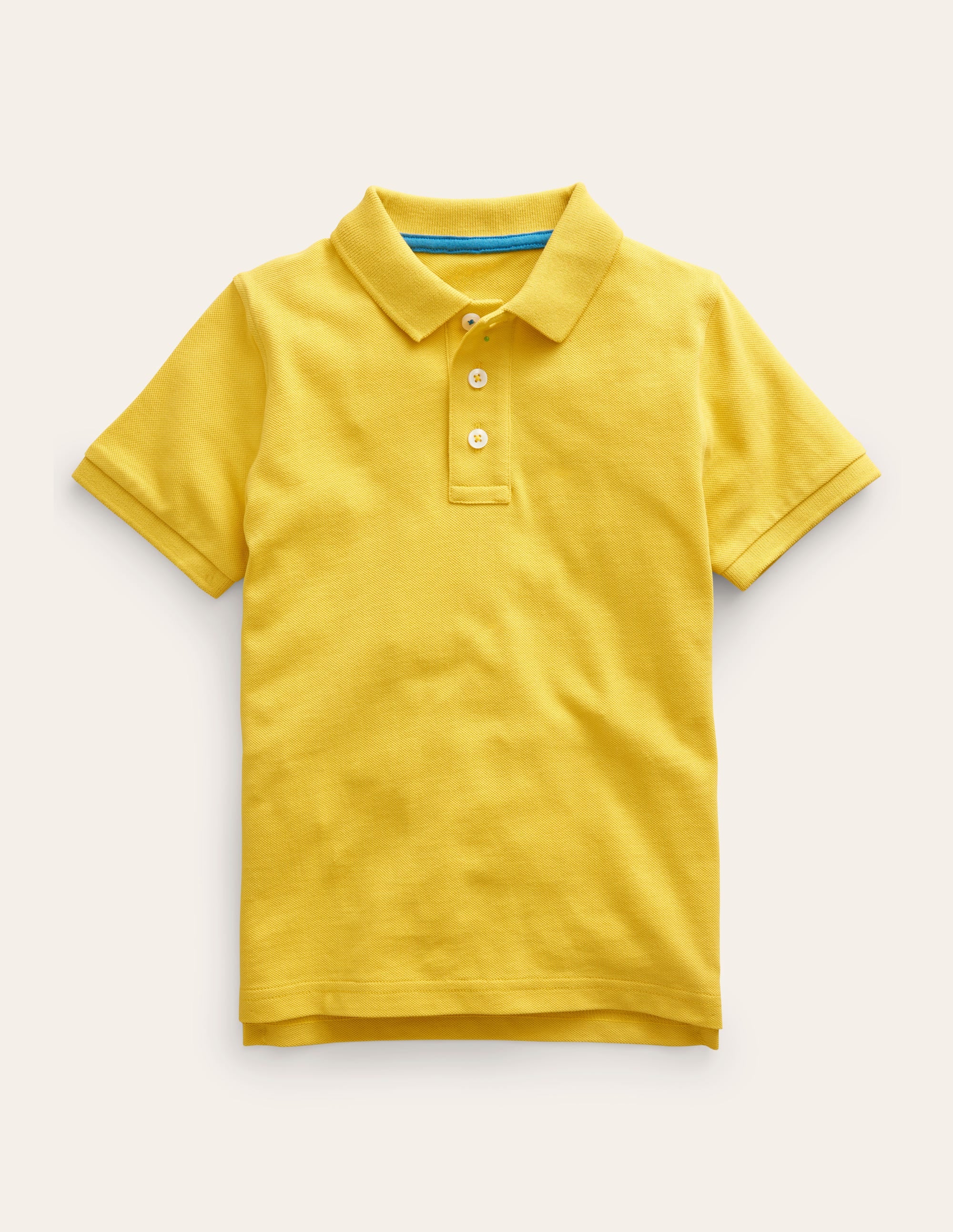 Piqué Polo Shirt-Sweetcorn Yellow - Image 1