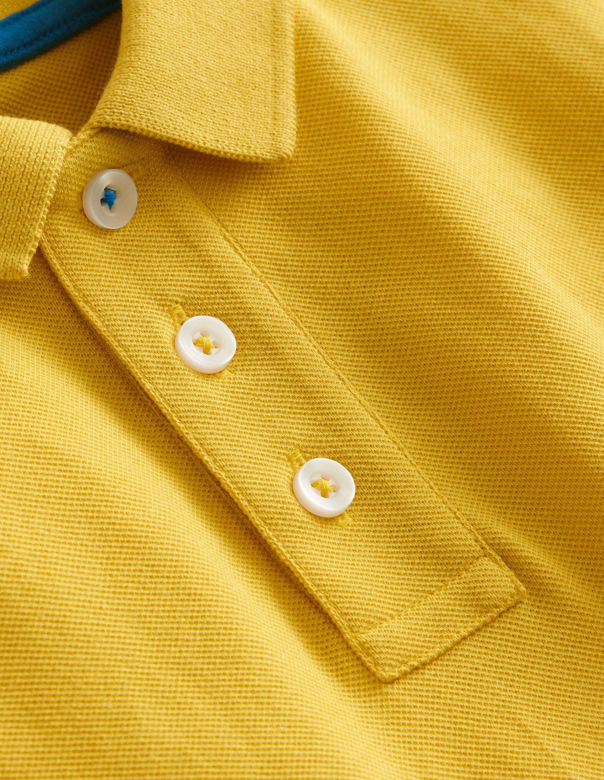Piqué Polo Shirt-Sweetcorn Yellow - Image 3