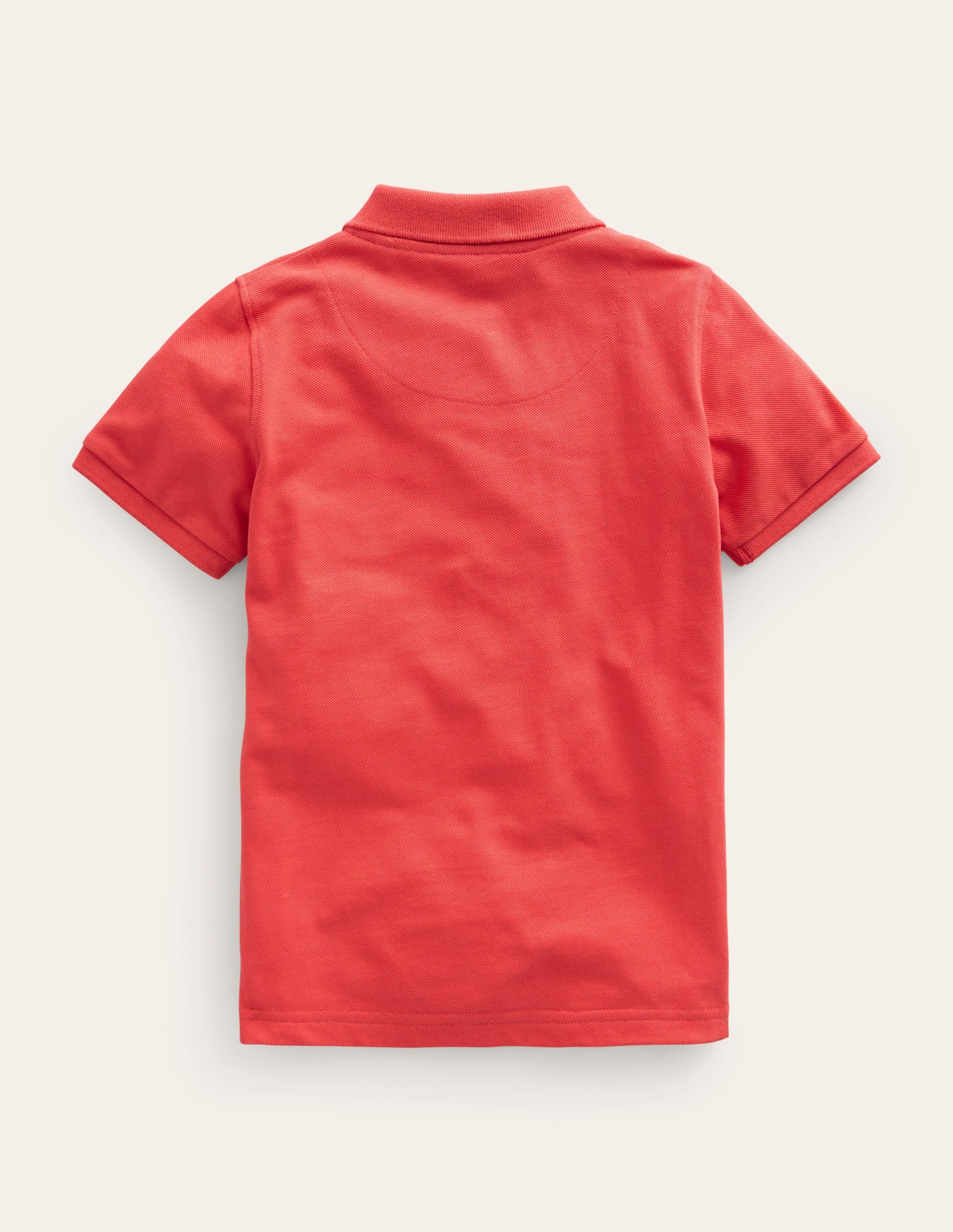 Piqué Polo Shirt-Jam Red-2