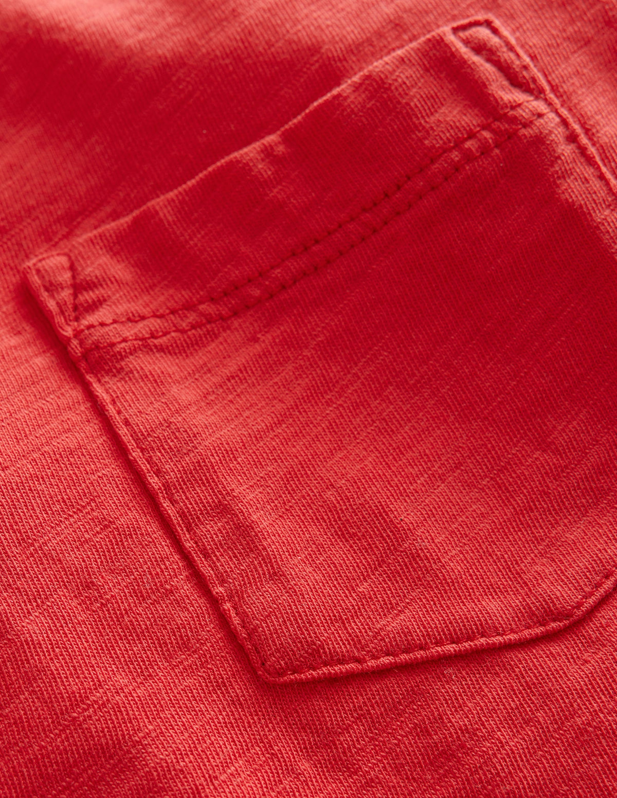 Long-sleeved Washed T-shirt-Rockabilly Red-3