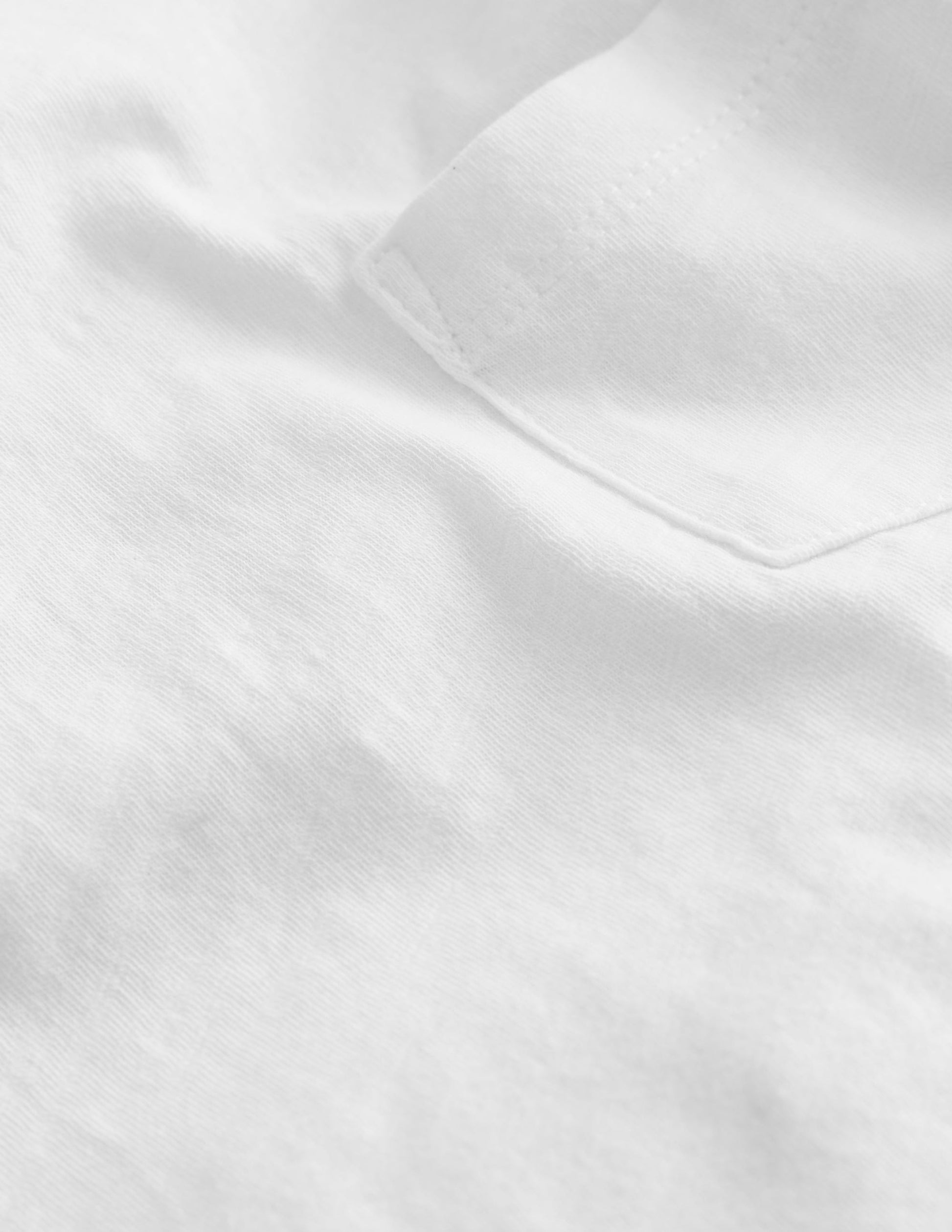 Long-sleeved Washed T-shirt-White-3