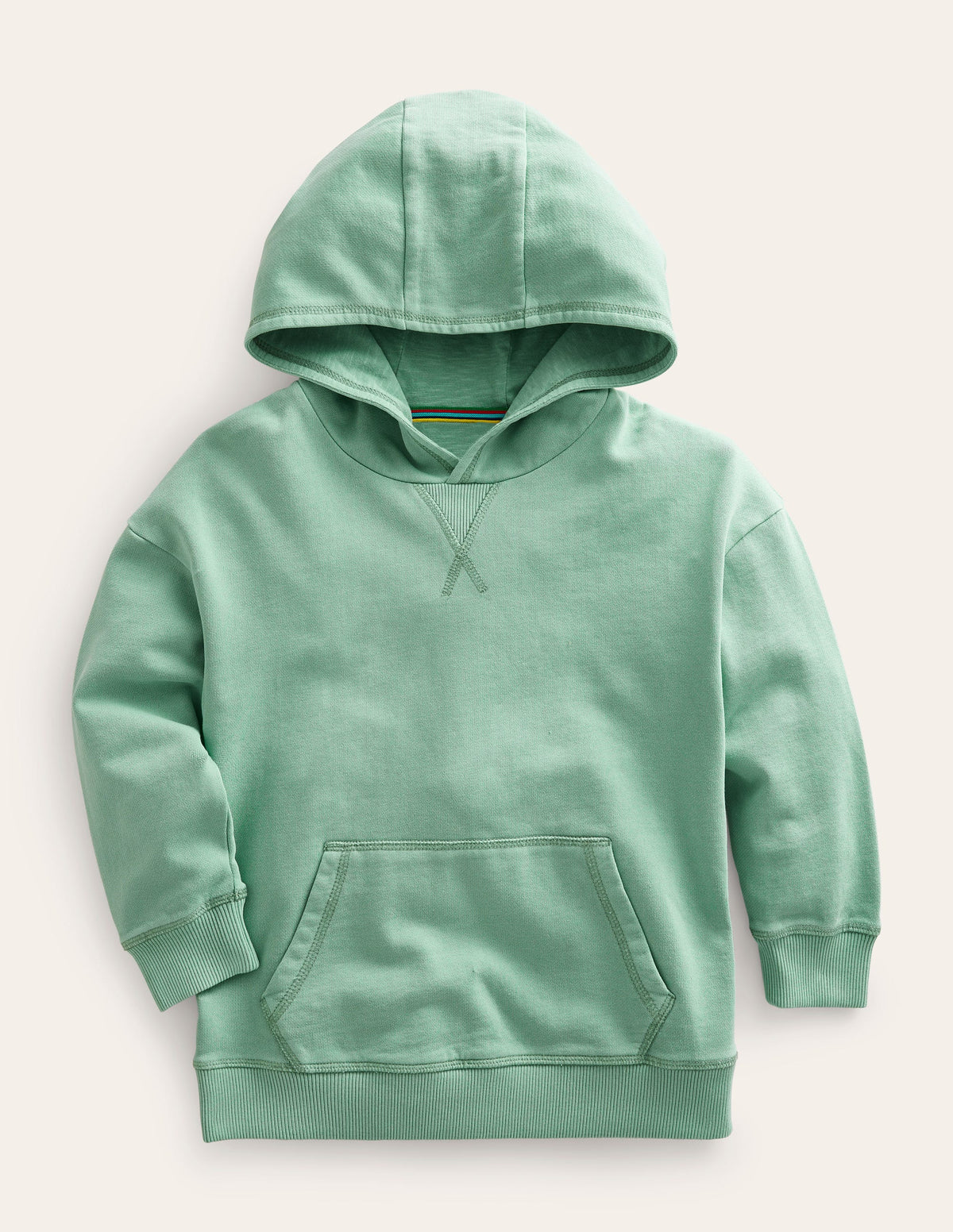 Garment Dye Hoodie-Opal Green - Image 1