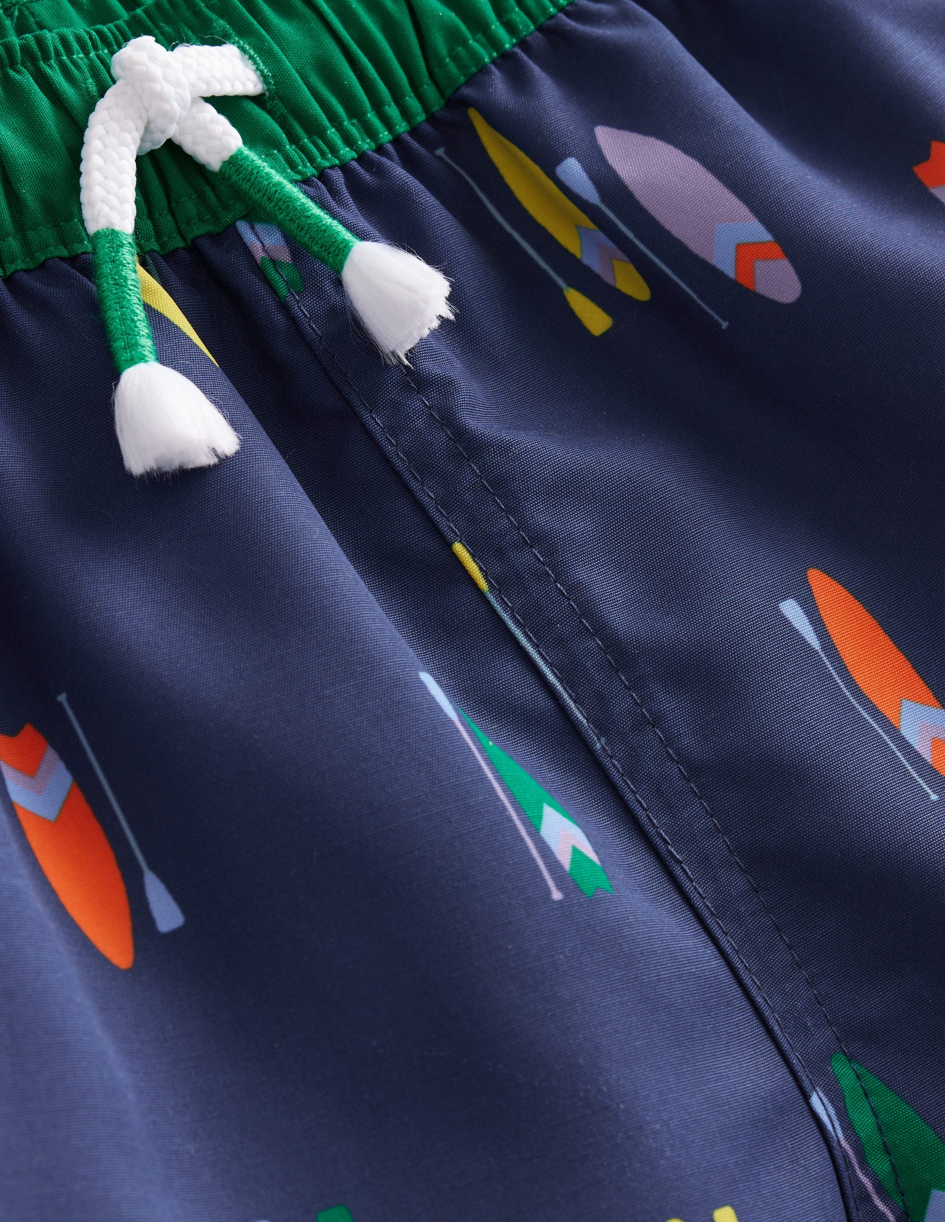 Swim Shorts-College Navy Paddle Board-3