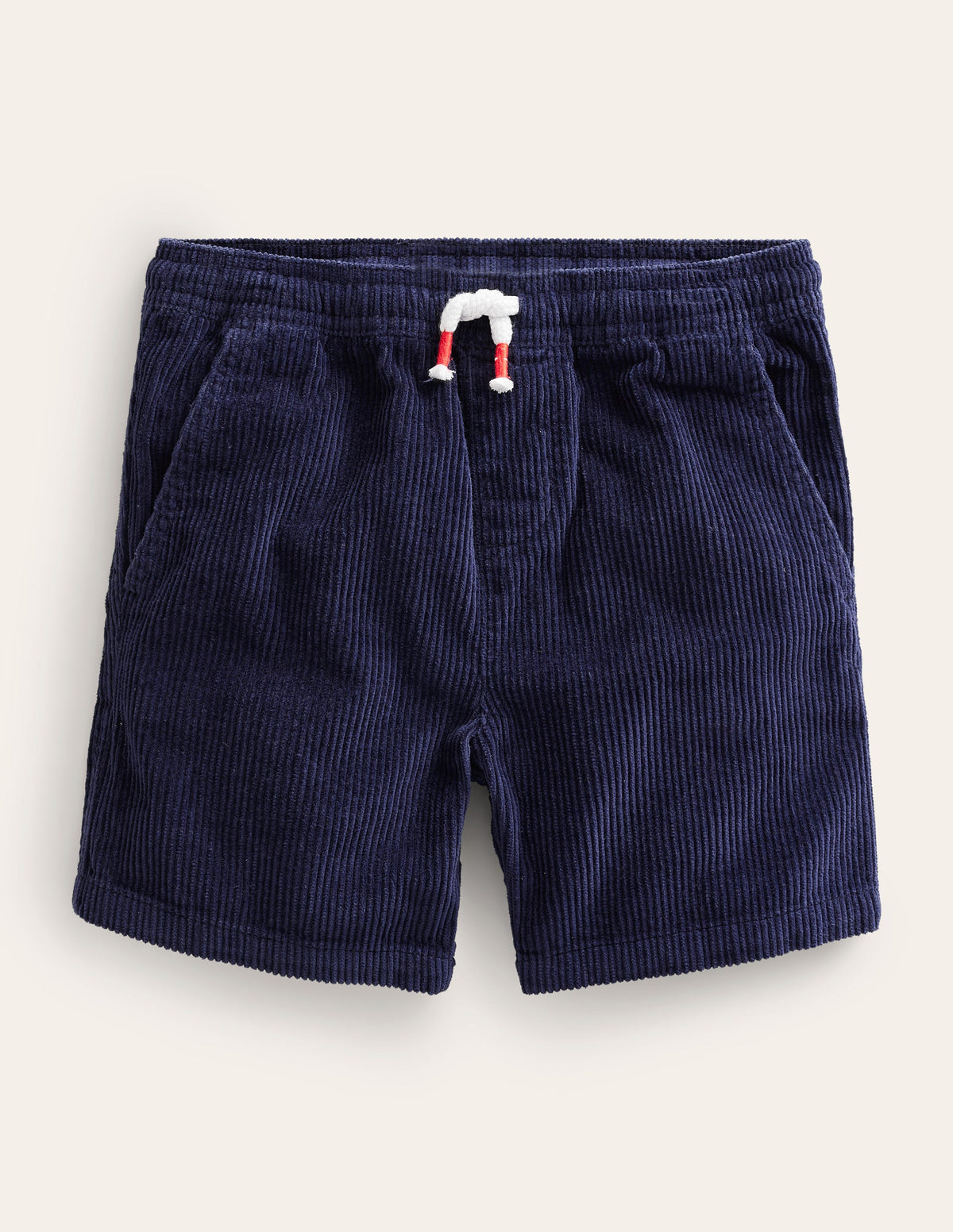 Retro Cord Shorts-College Navy - Image 1