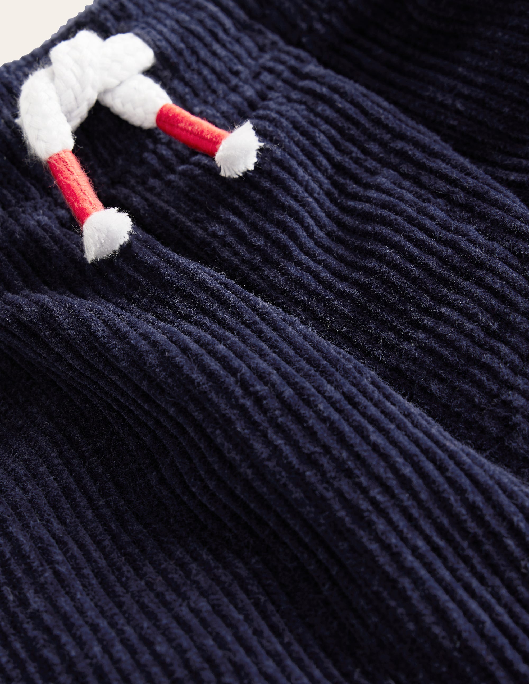 Retro Cord Shorts-College Navy - Image 3