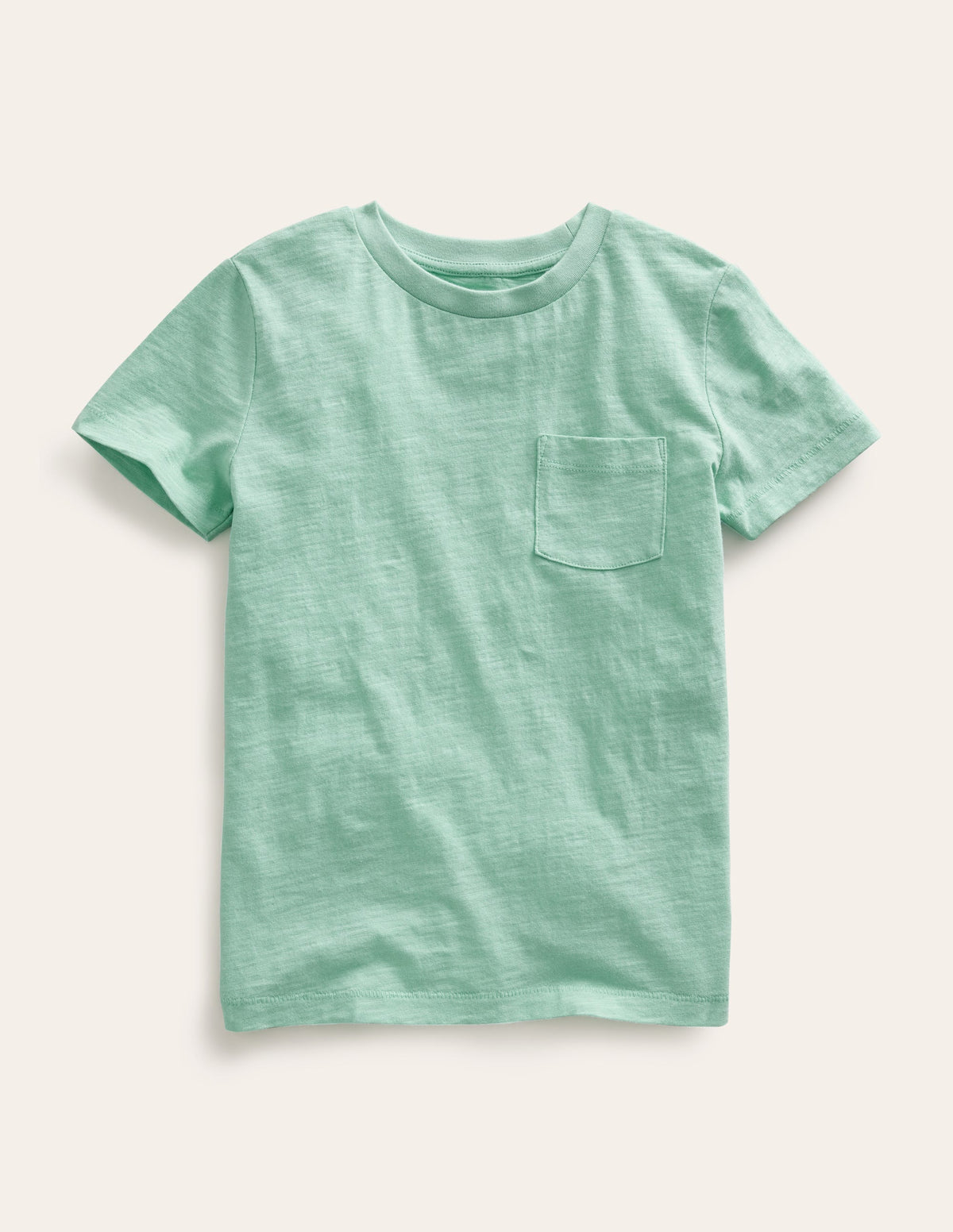 Washed Slub T-shirt-Opal Green - Image 1