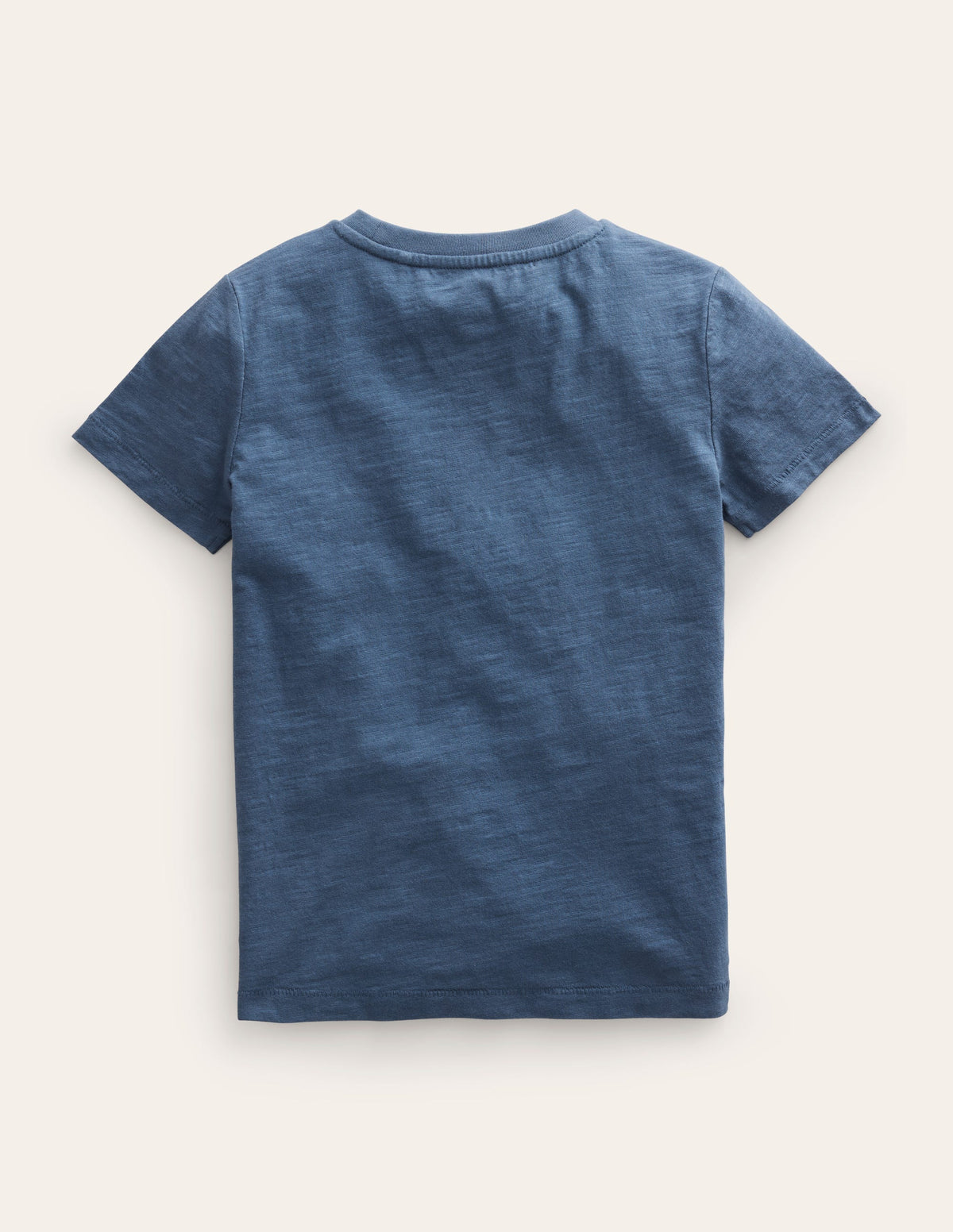 Washed Slub T-shirt-Robot Blue - Image 2