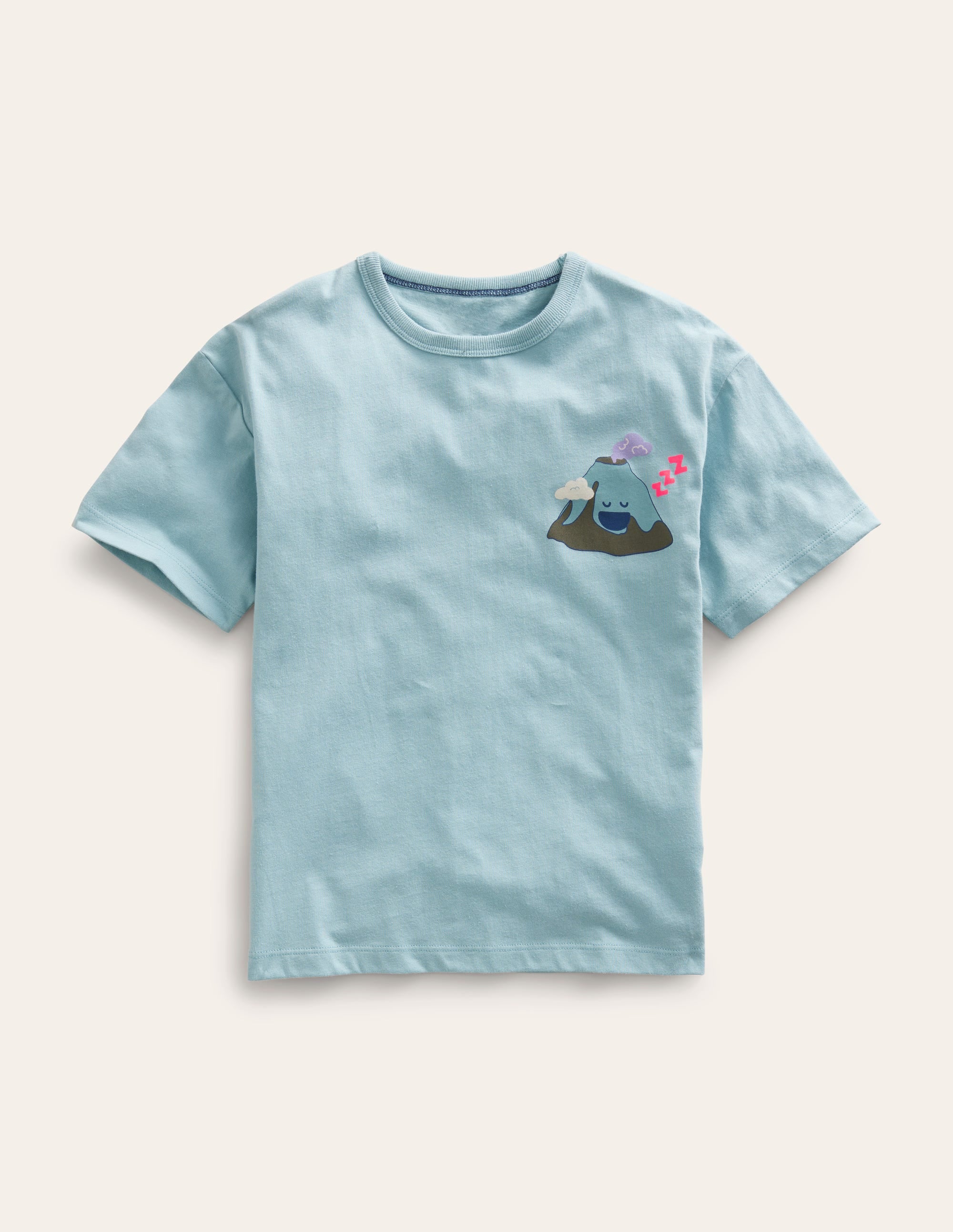 Front & Back T-shirt-Tourmaline Blue Mountain - Image 1