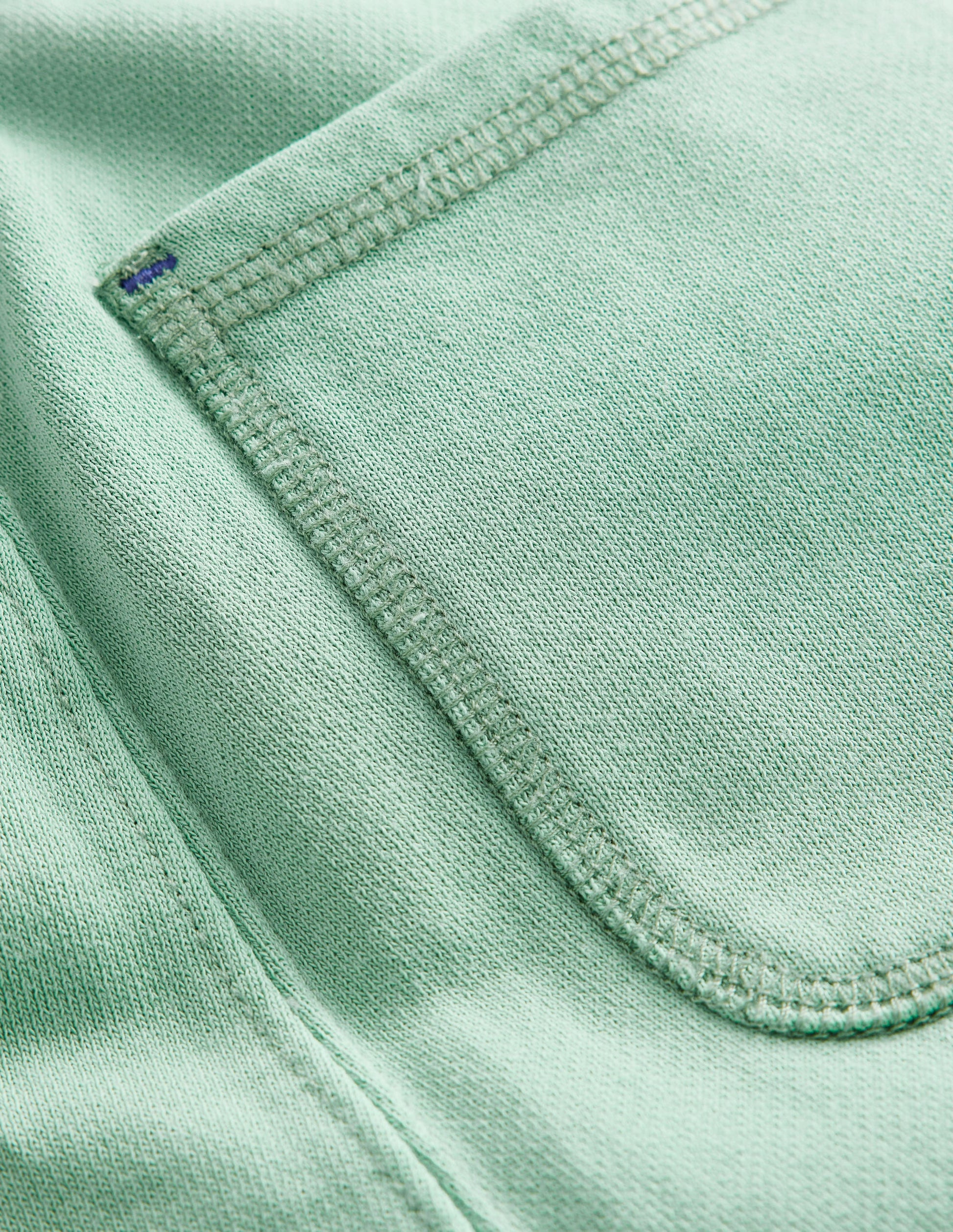 Garment-Dyed Cotton Shorts-Opal Green-3