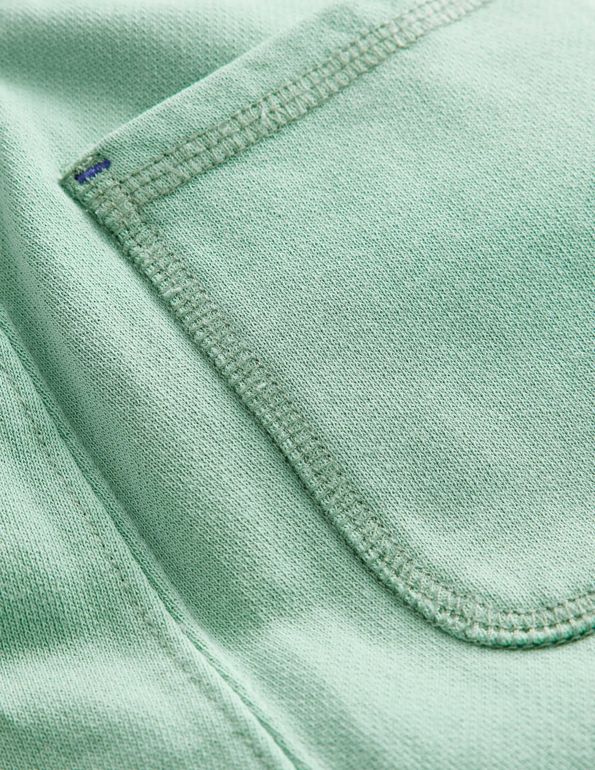 Garment-Dyed Cotton Shorts-Opal Green - Image 3