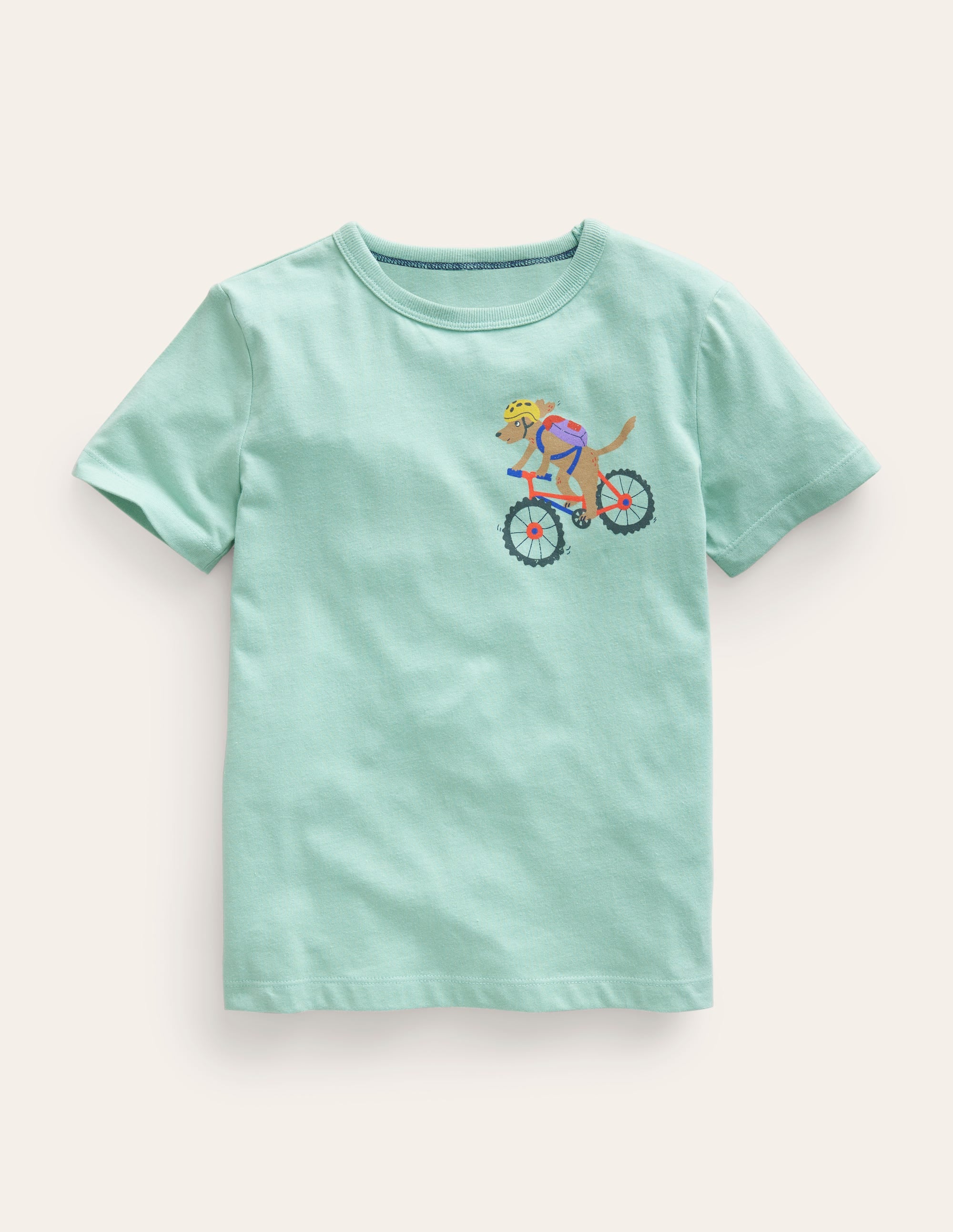 Front and Back Logo T-shirt-Jungle Green - Image 1