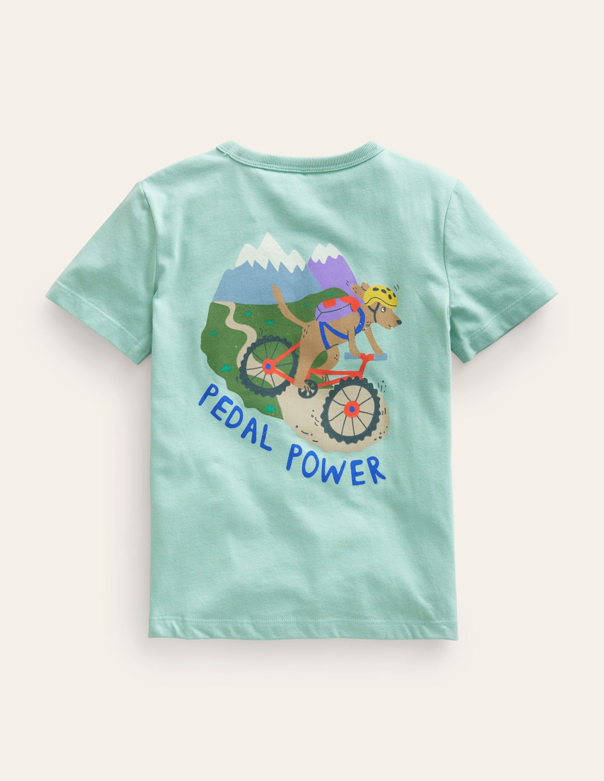 Front and Back Logo T-shirt-Jungle Green-2