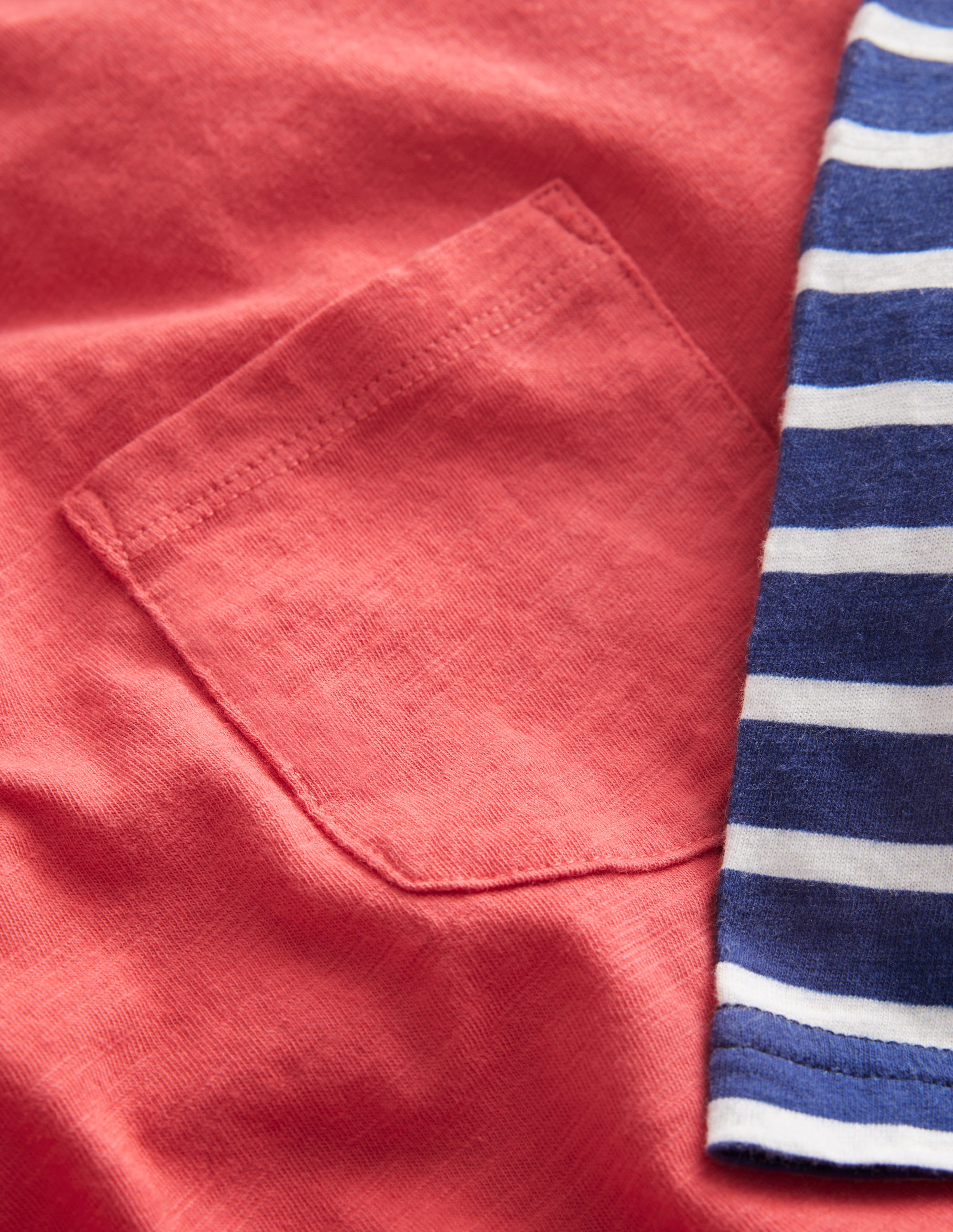 Layered Long-Sleeve T-Shirt-Jam Red - Image 3