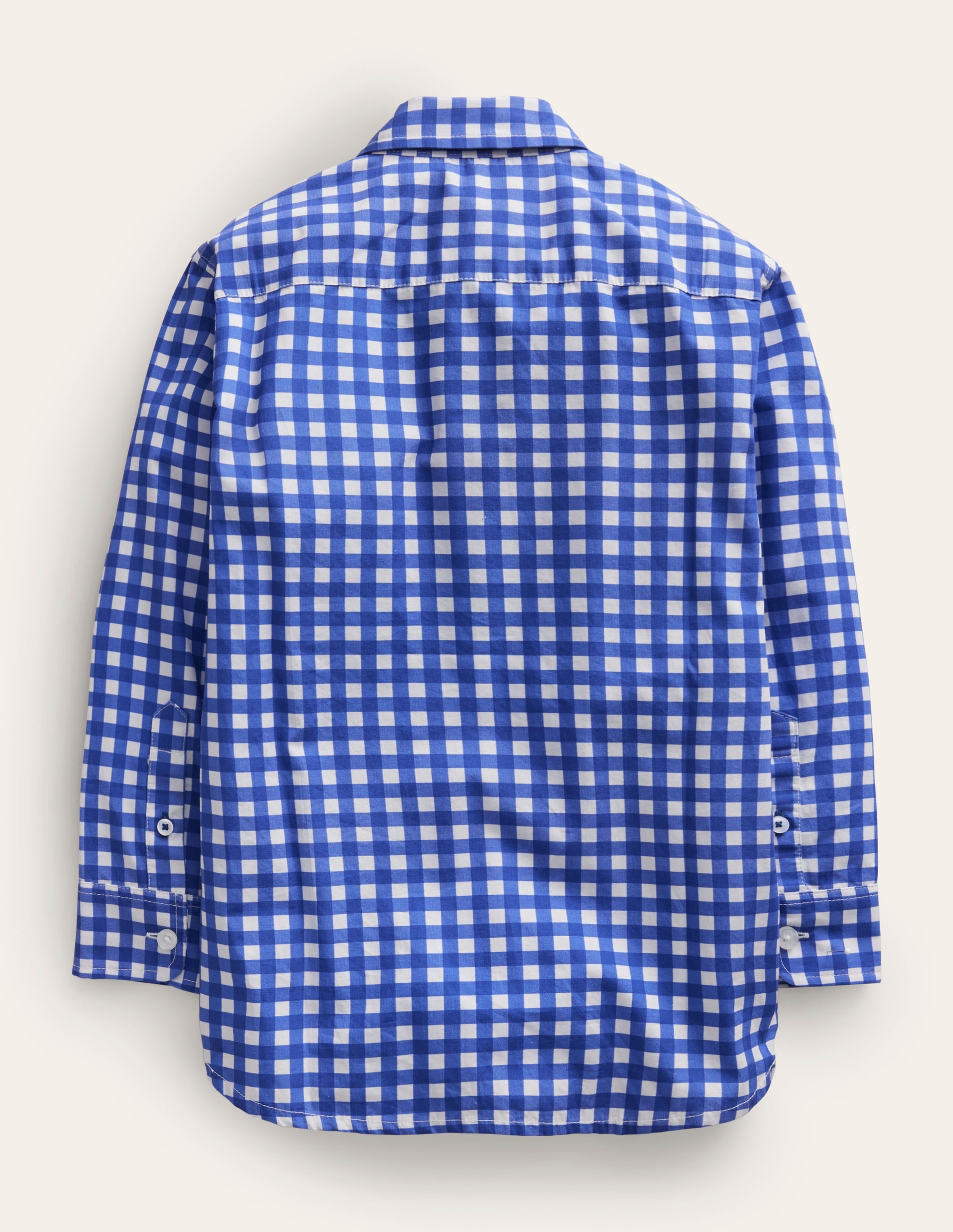 Cotton Shirt-Blue Gingham - Image 2