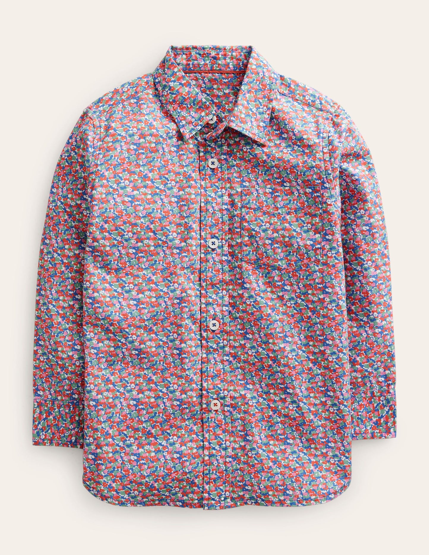 Cotton Shirt-Multi Micro Floral
