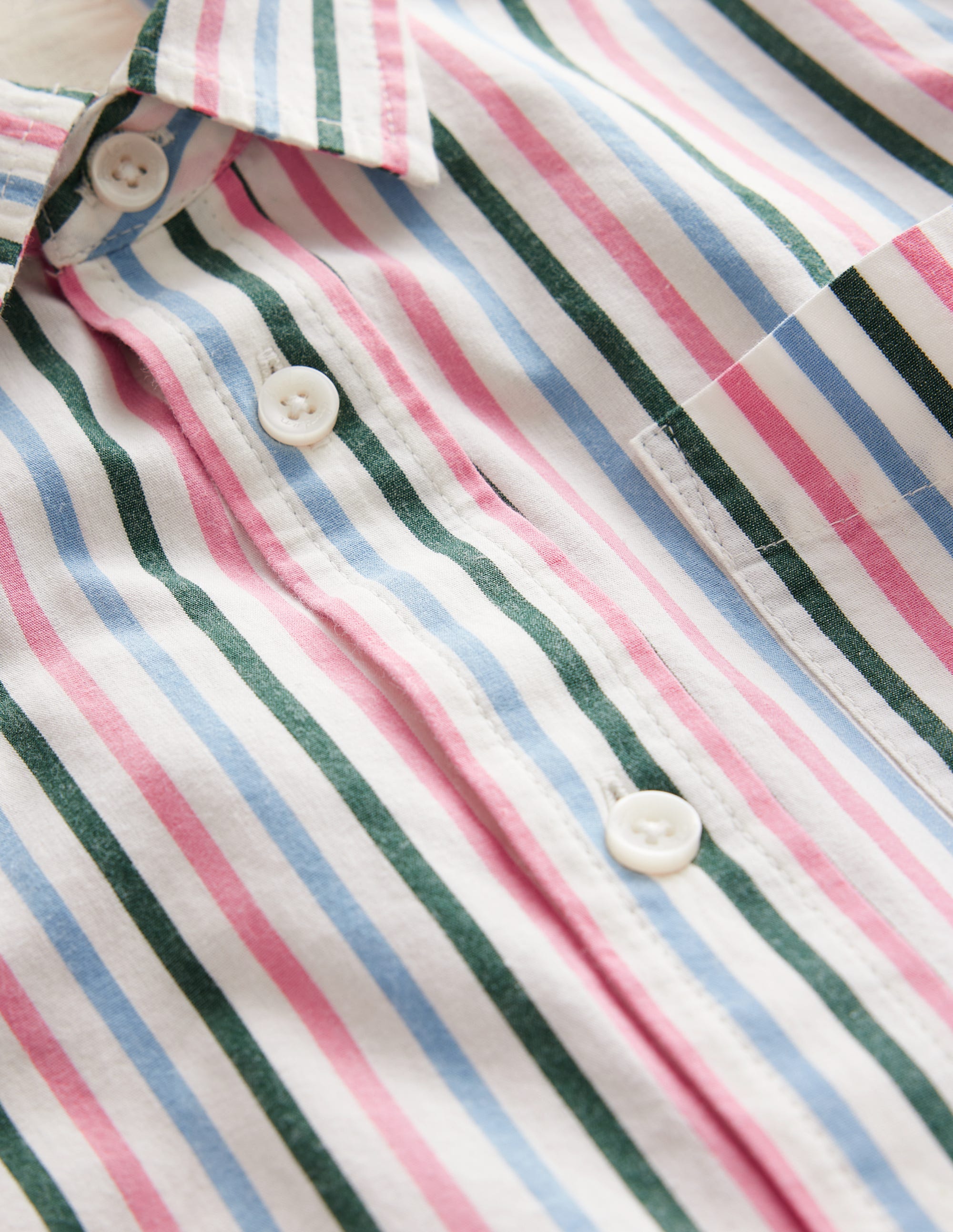 Cotton Shirt-Multi Stripe - Image 3