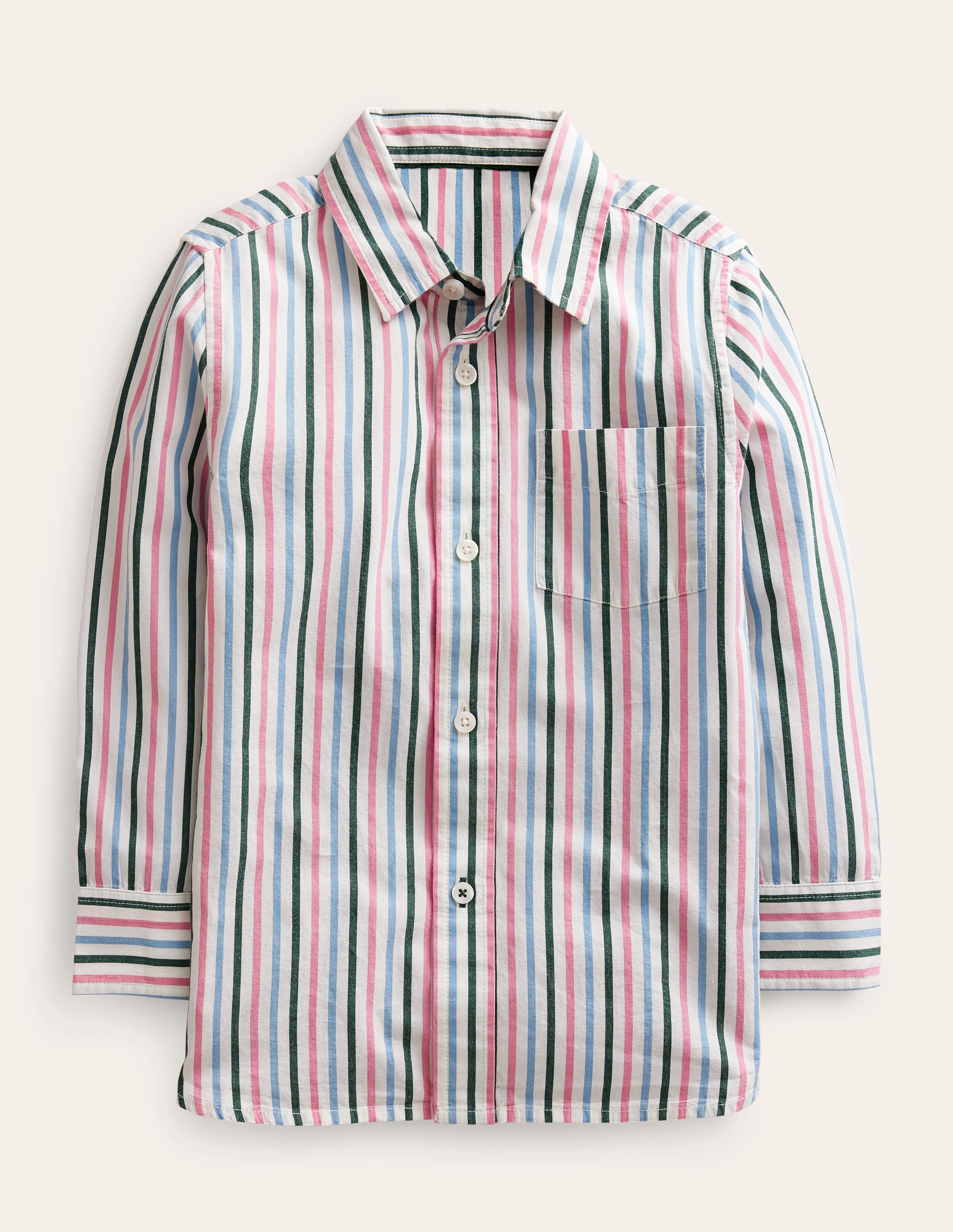 Cotton Shirt-Multi Stripe - Image 1