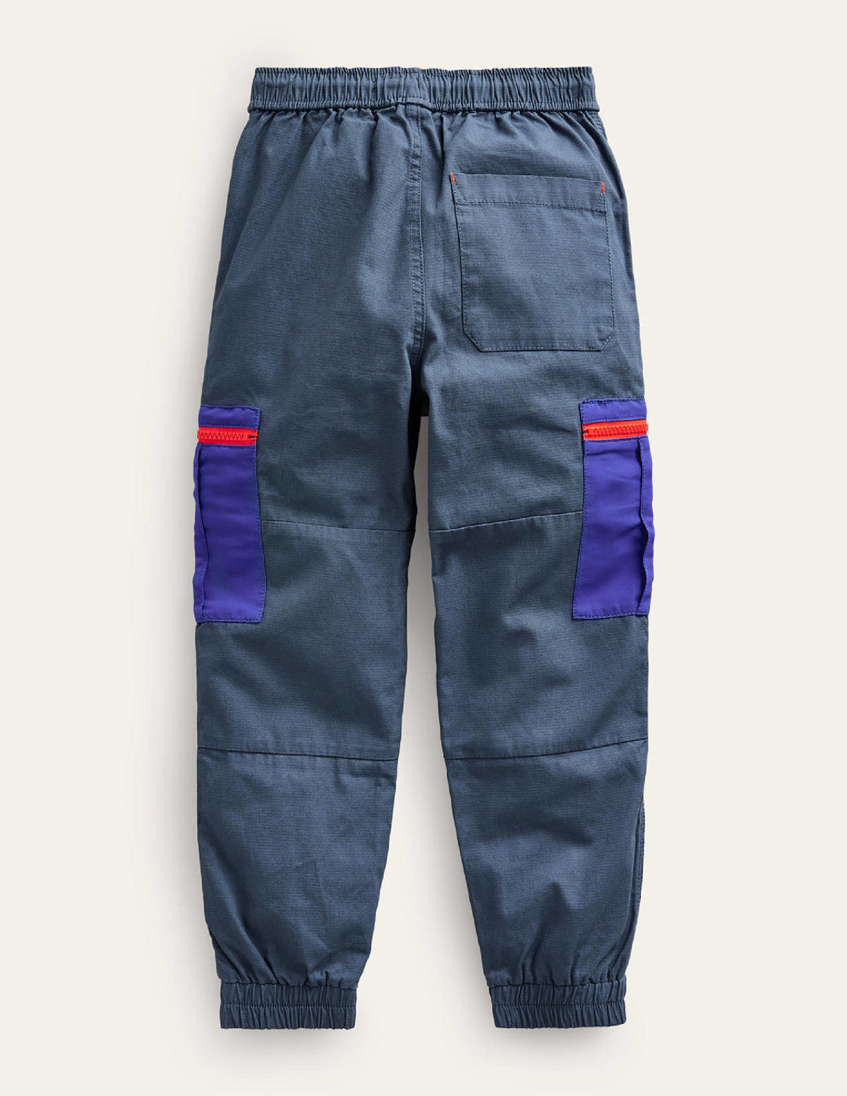 Ripstop Cargo Trousers-Robot Blue-2
