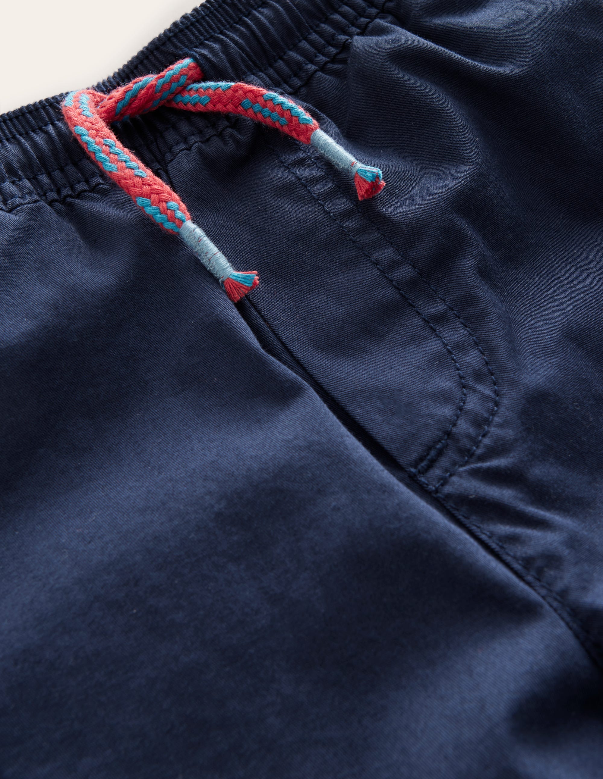 Pull-On Cargo Trouser-French Navy - Image 3