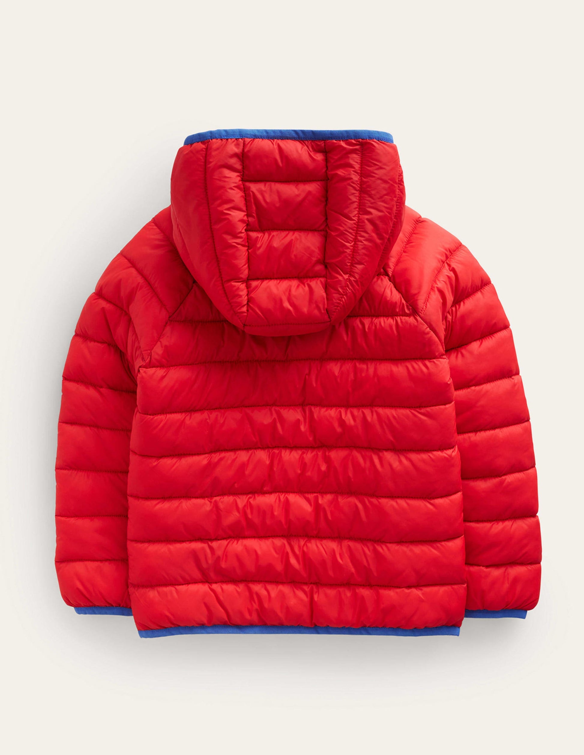Pack-away Padded Jacket-Rockabilly Red-2