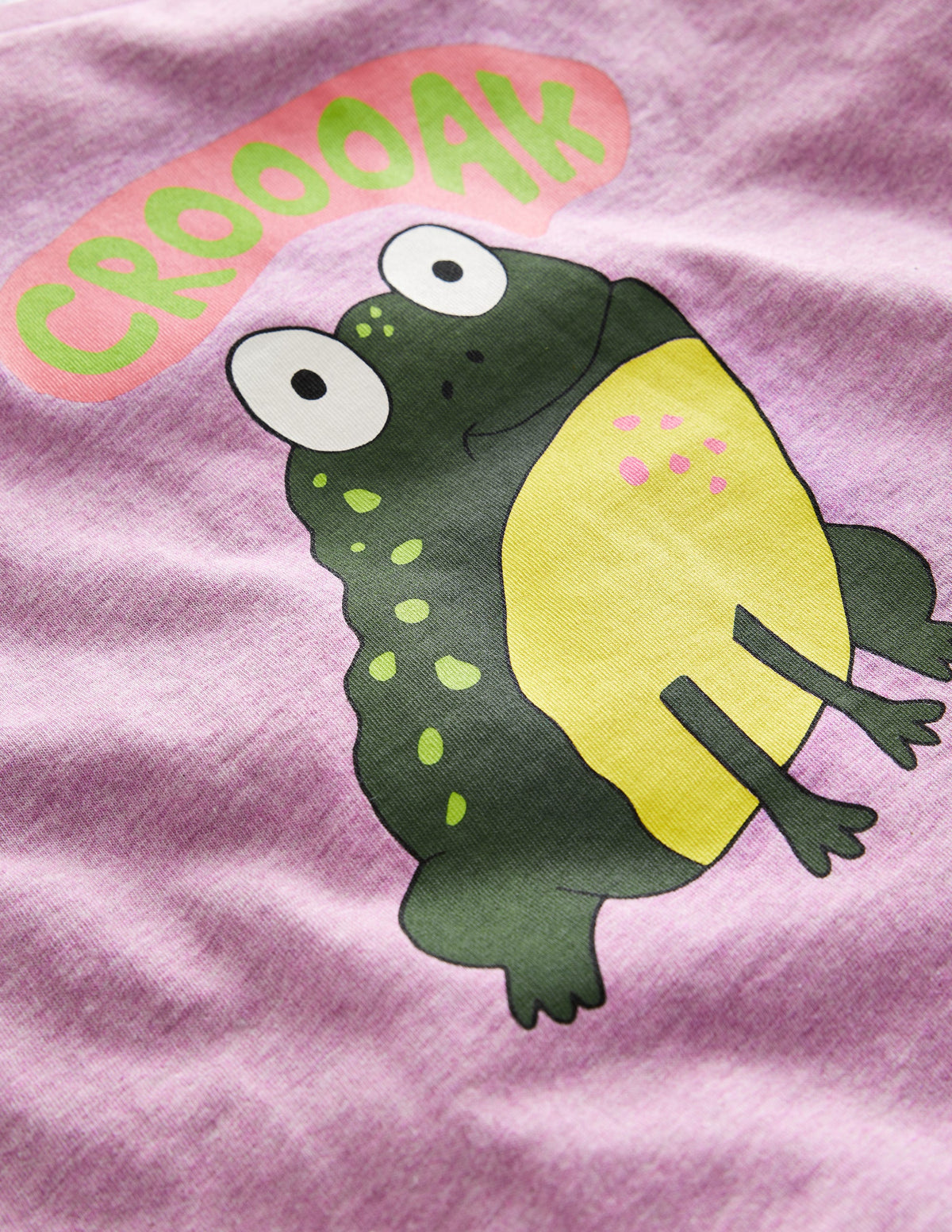Frog Relaxed T-shirt-Purple Frog - Image 3
