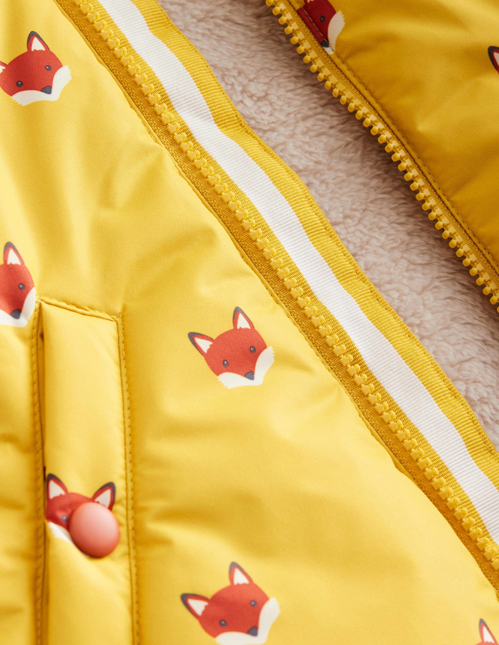 Sherpa Lined Anorak-Yellow Fox Heads-3