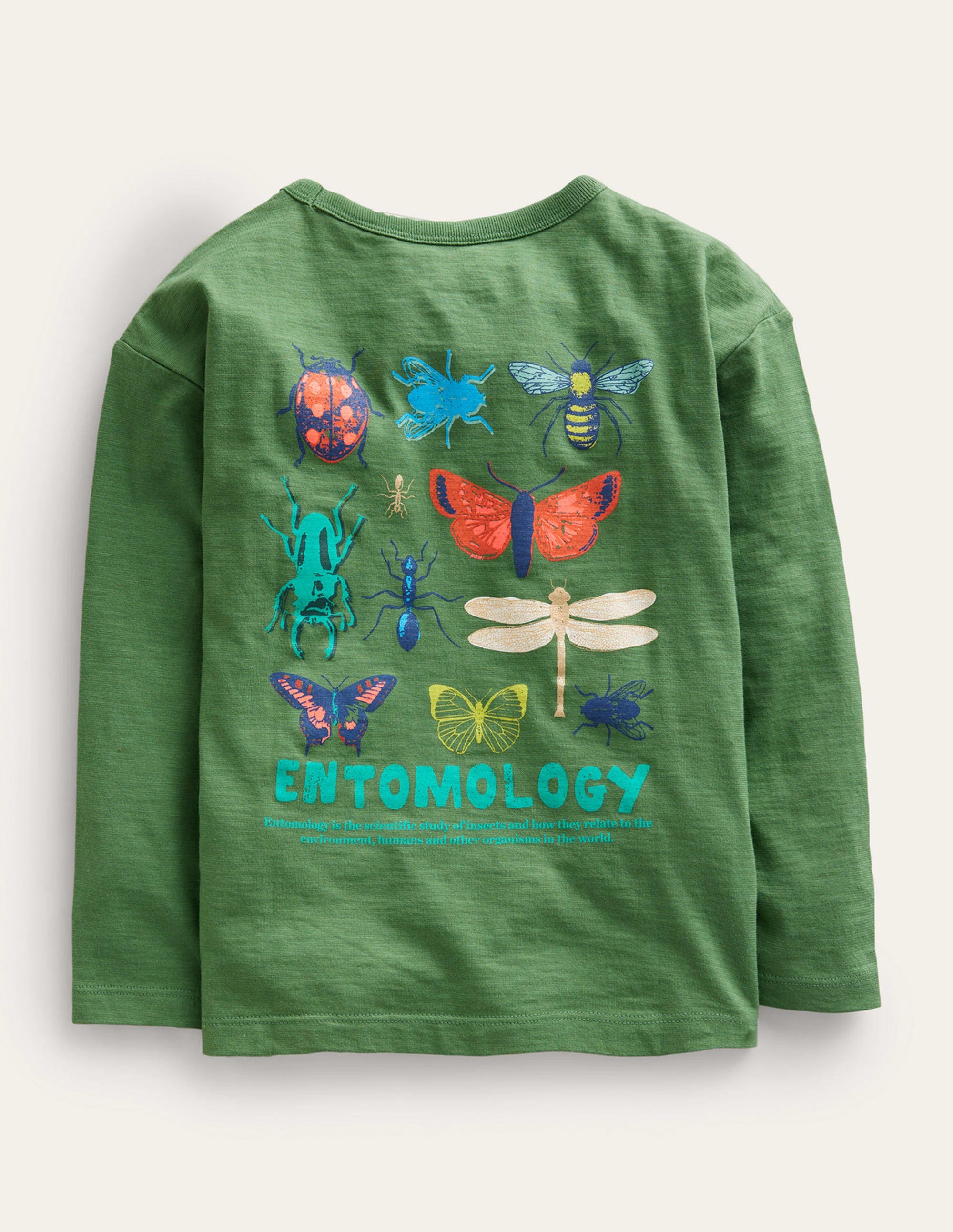 Fun Science Logo T-shirt-Safari Green - Image 2