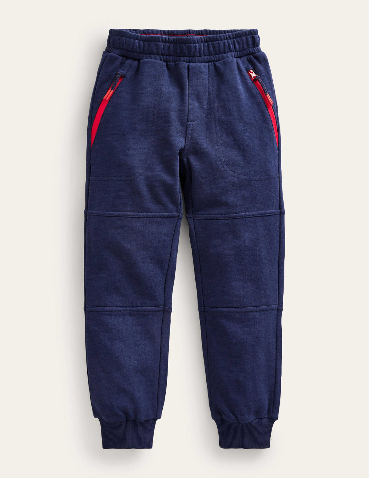 Reinforced Knee Joggers-College Navy - Image 1