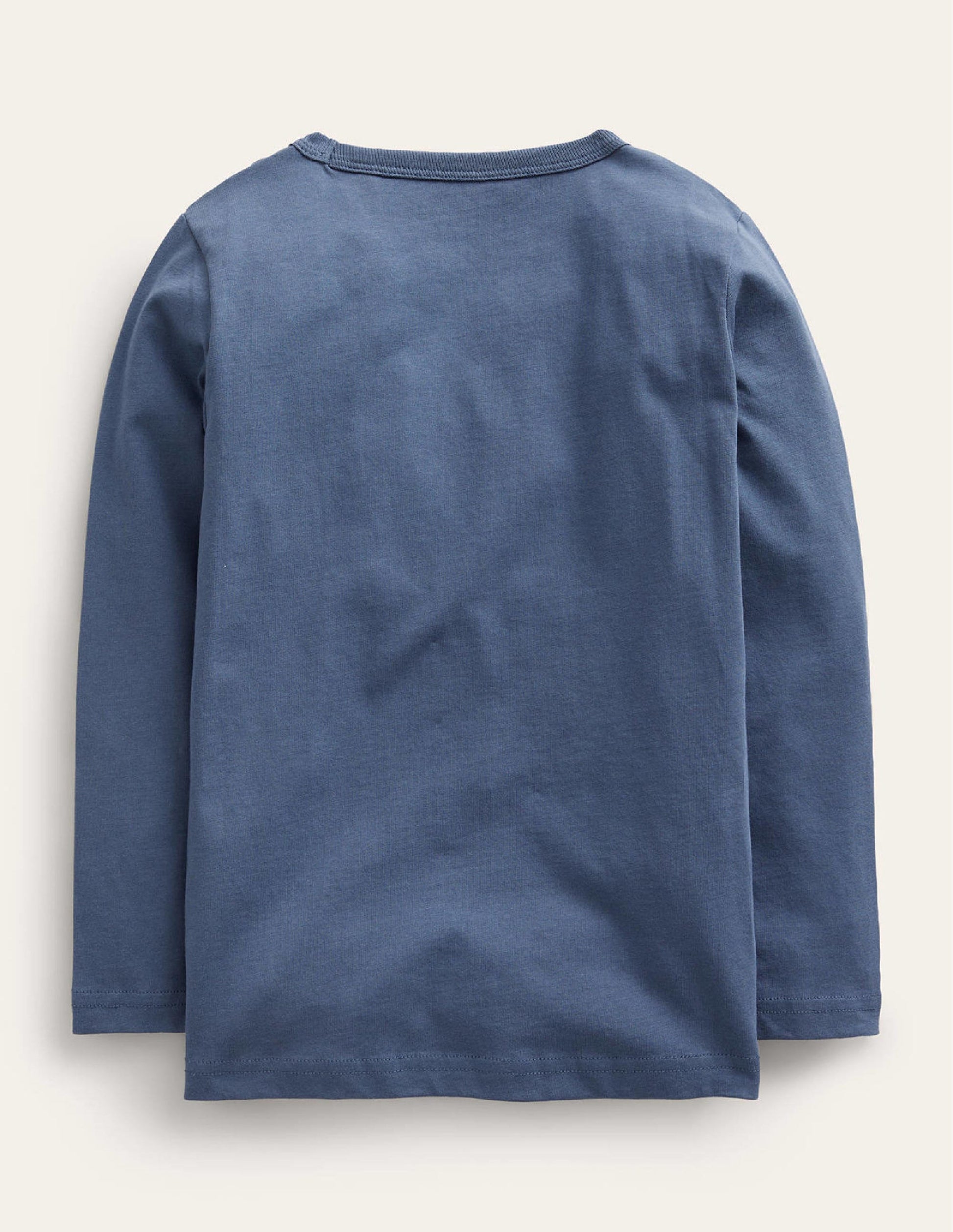 Printed GITD Relaxed T-shirt-Robot Blue-2