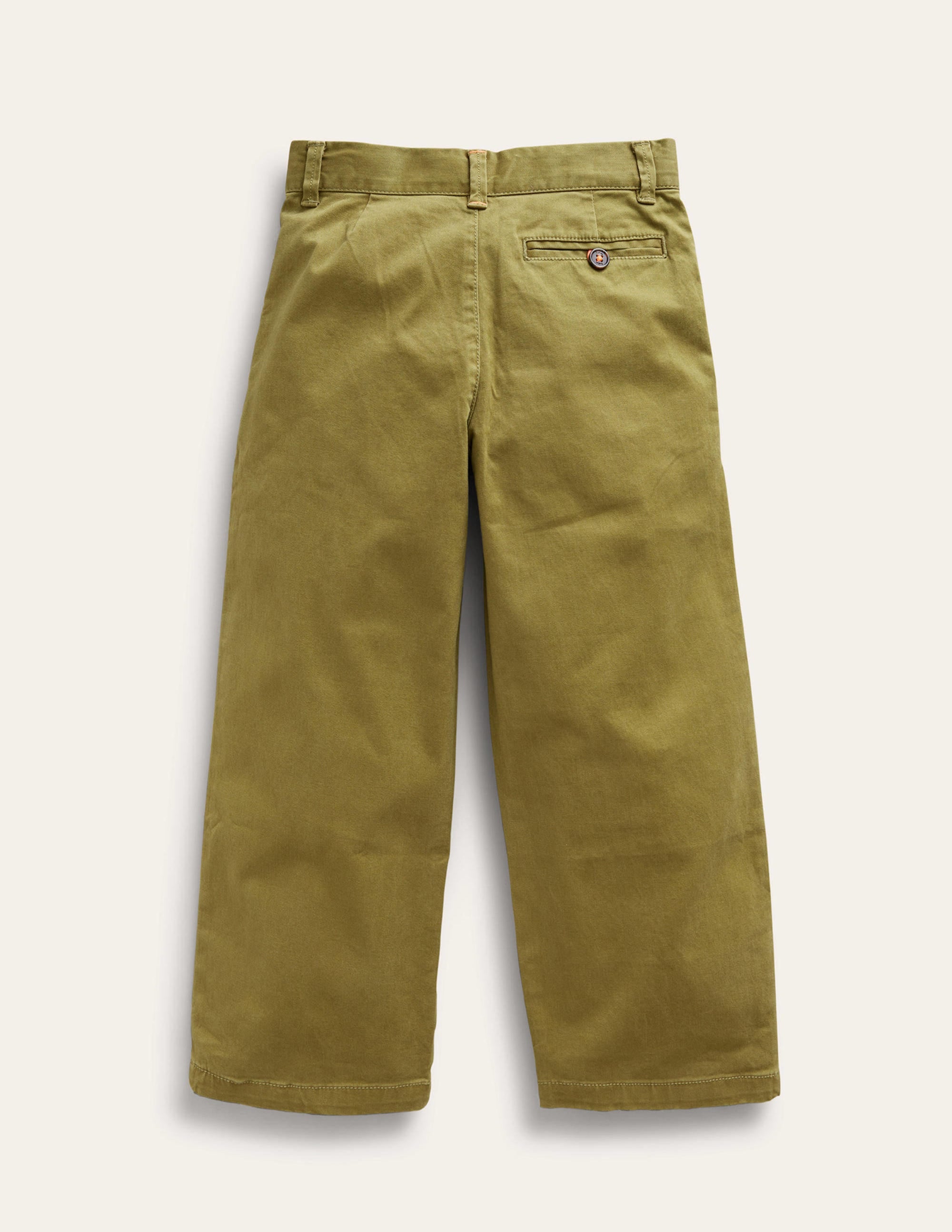 Straight Leg Chinos-Green Olive - Image 2