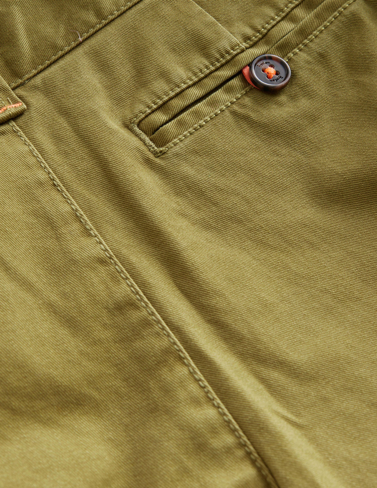 Straight Leg Chinos-Green Olive - Image 3