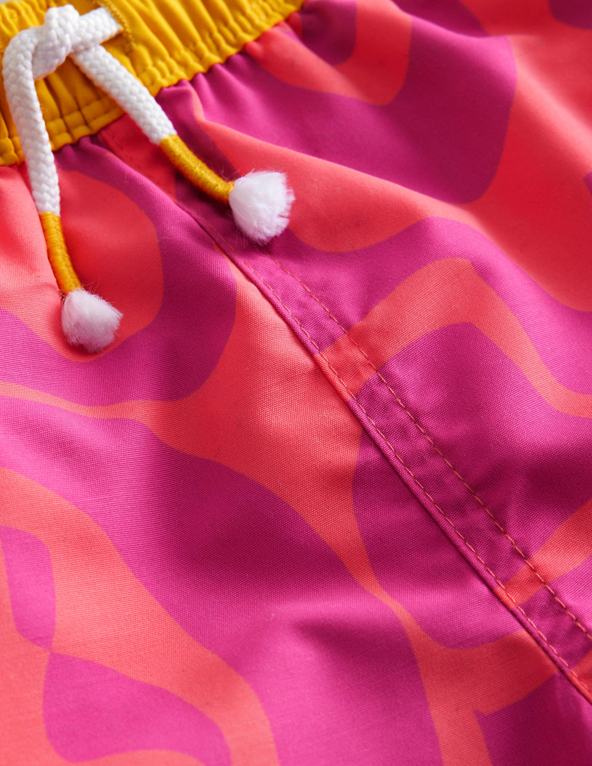 Swim Shorts-Peach Punch Summer Stencil - Image 3