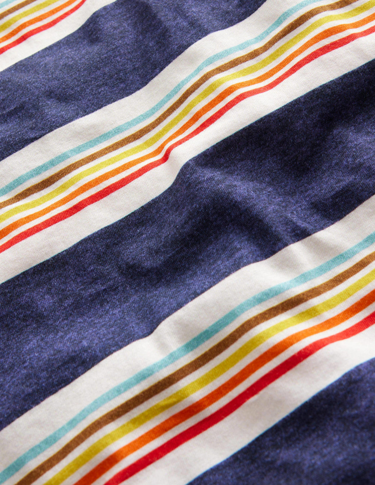Retro Stripe Ringer T-shirt-Soft Starboard Blue/Multi-3