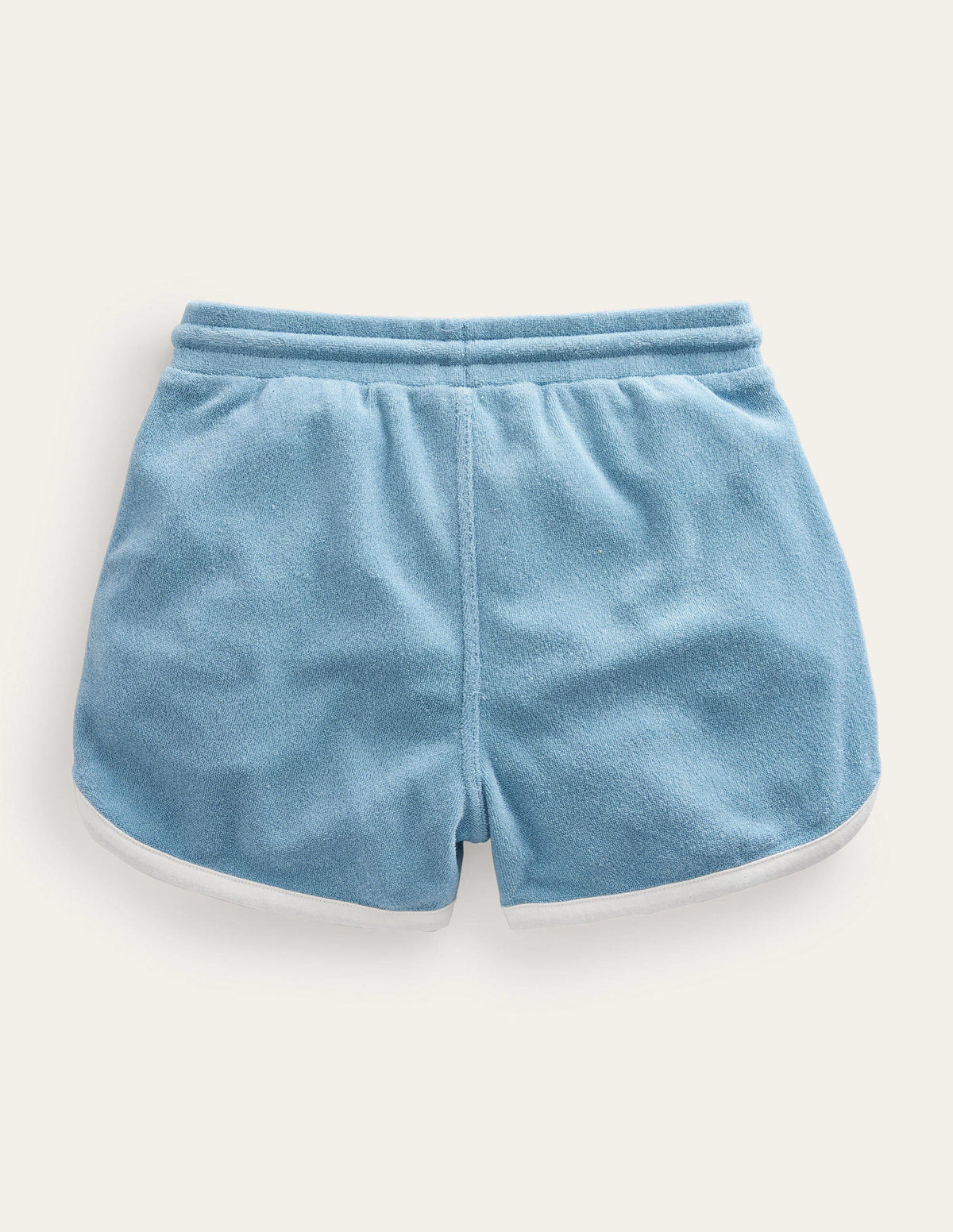 Retro Jersey Shorts-Pebble Blue - Image 2