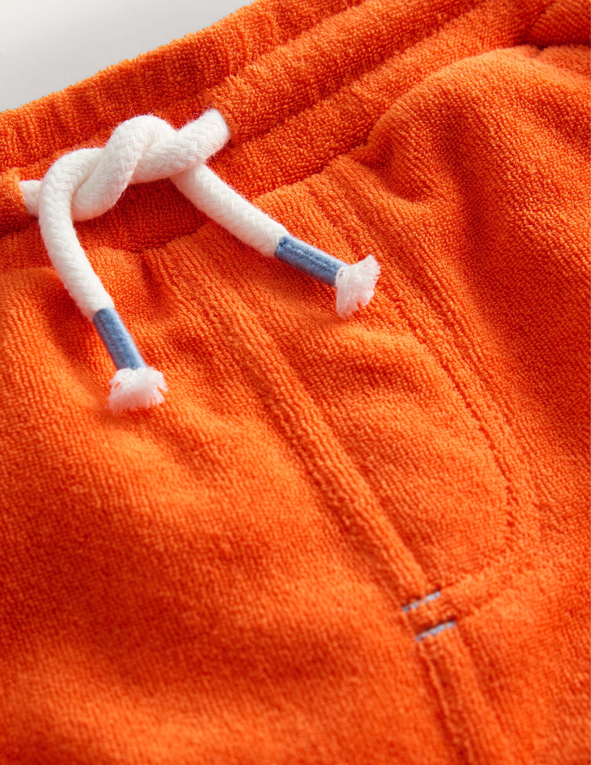 Retro Jersey Shorts-Fire Opal Orange - Image 3