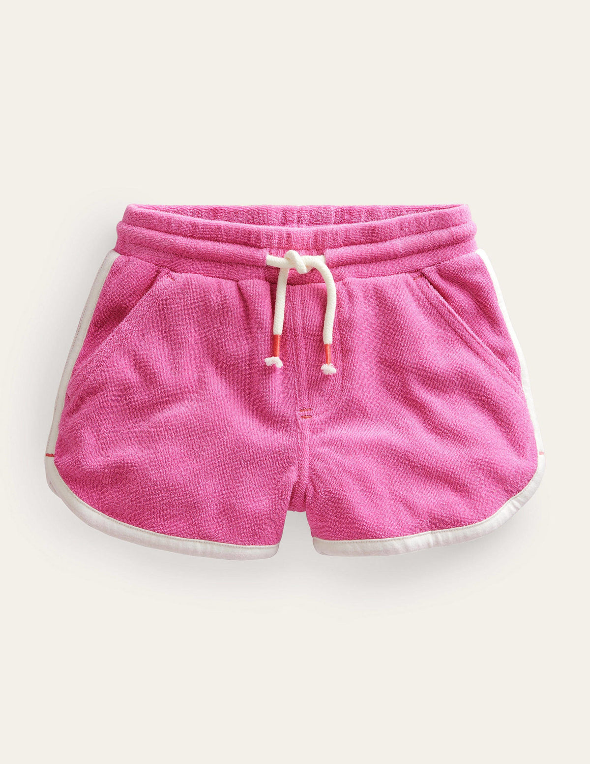 Retro Jersey Shorts-Bright Petal Pink - Image 1