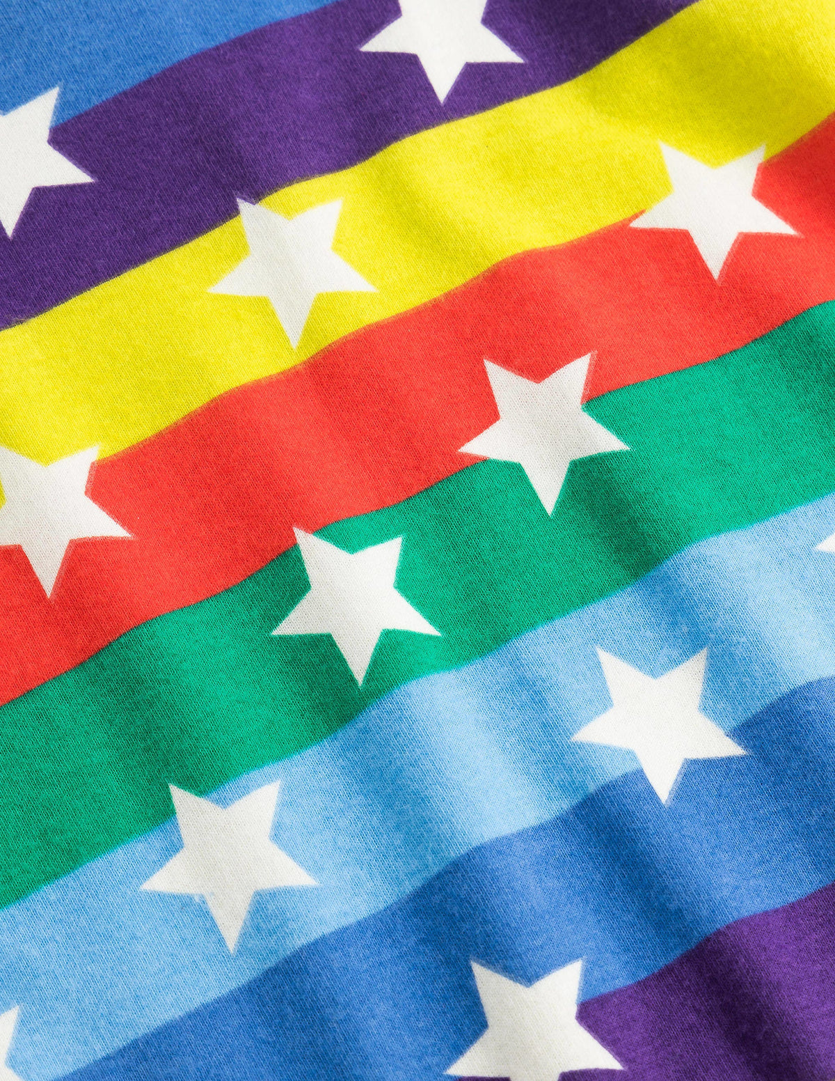 Snug Short John Glow Pyjamas-Rainbow Glow Stars-3