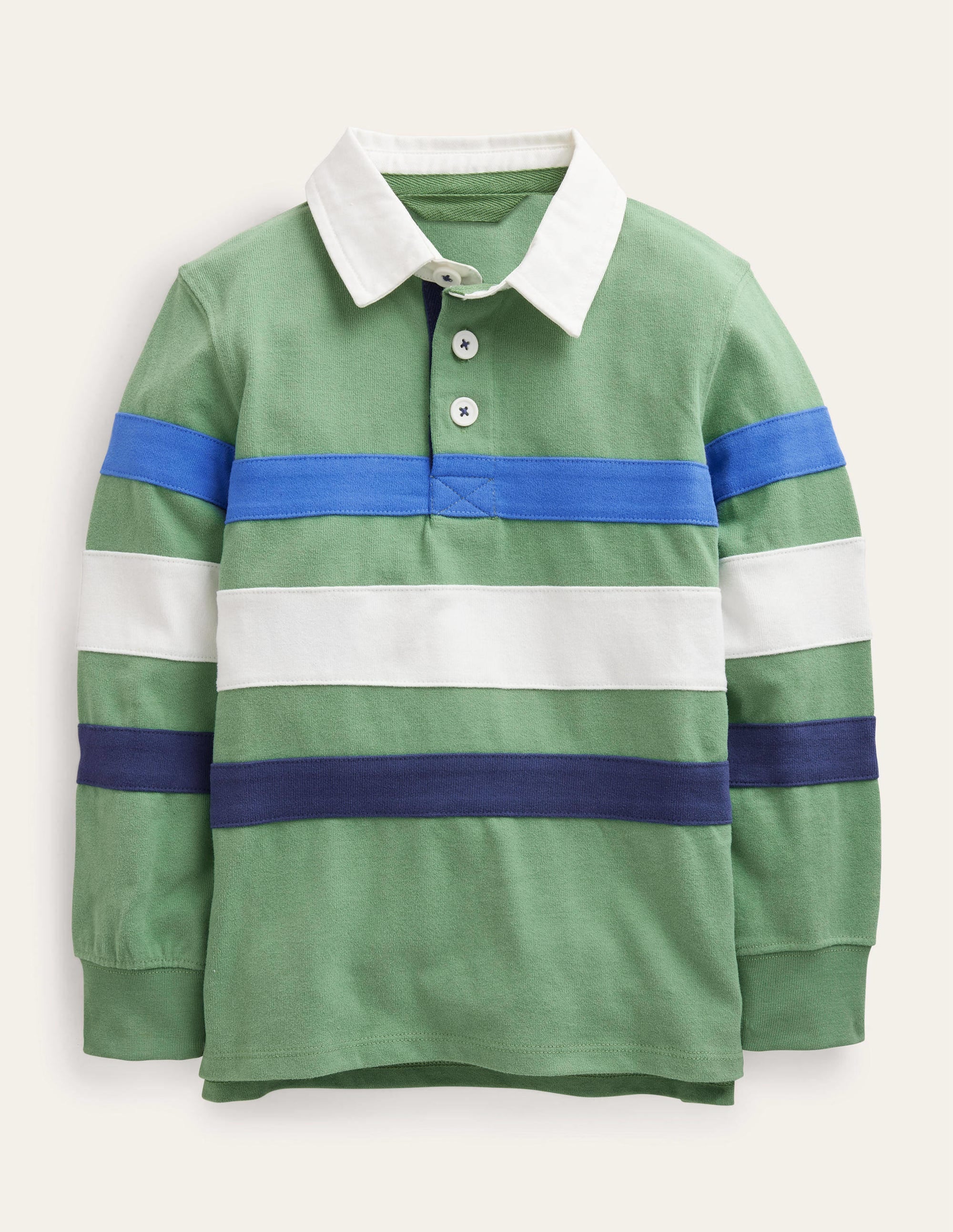 Classic Rugby Shirt-Deep Grass Green - Image 1