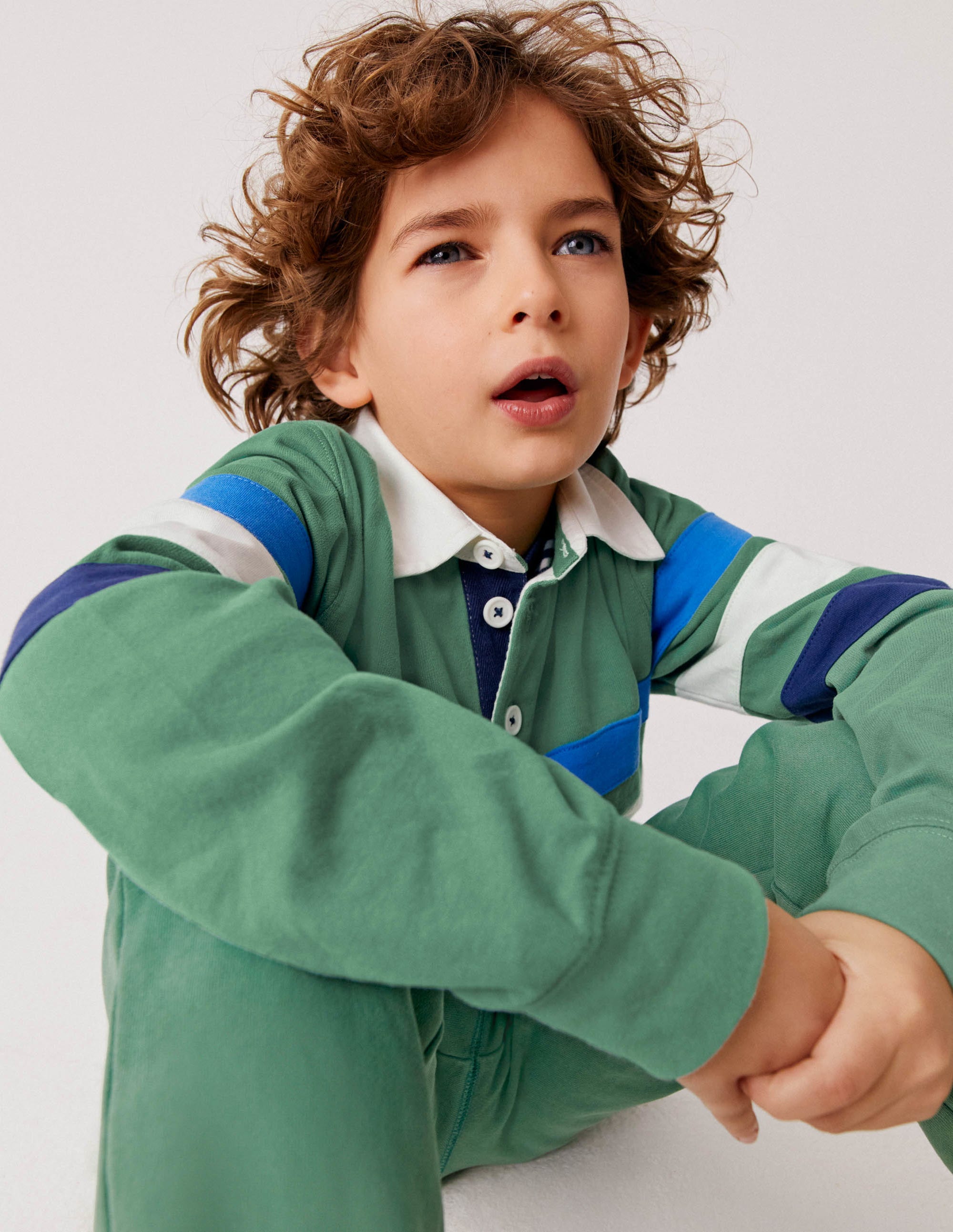 Classic Rugby Shirt-Deep Grass Green - Image 4