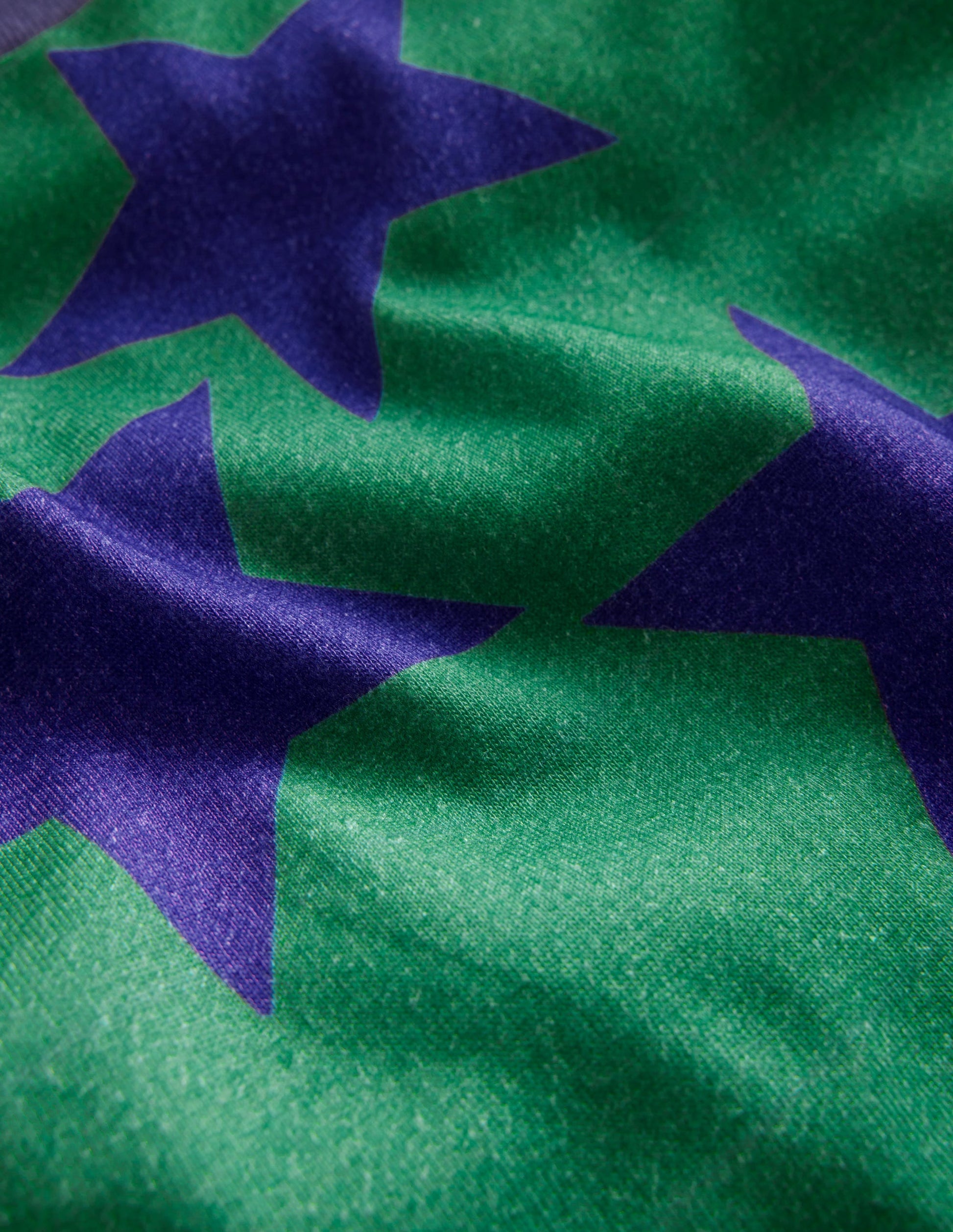 Snug Single Long John Pyjamas-Deep Green/Navy Star-3