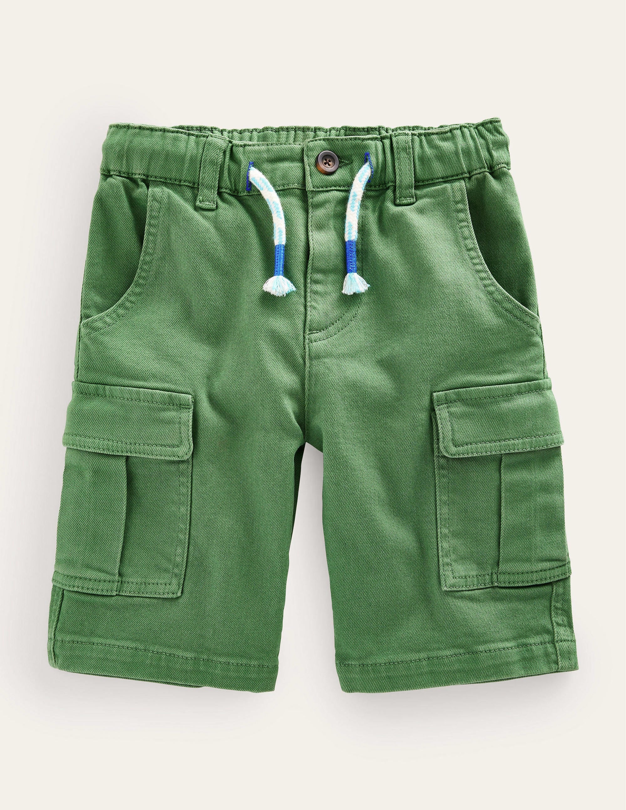 Garment Dye Cargo Shorts-Safari Green - Image 1
