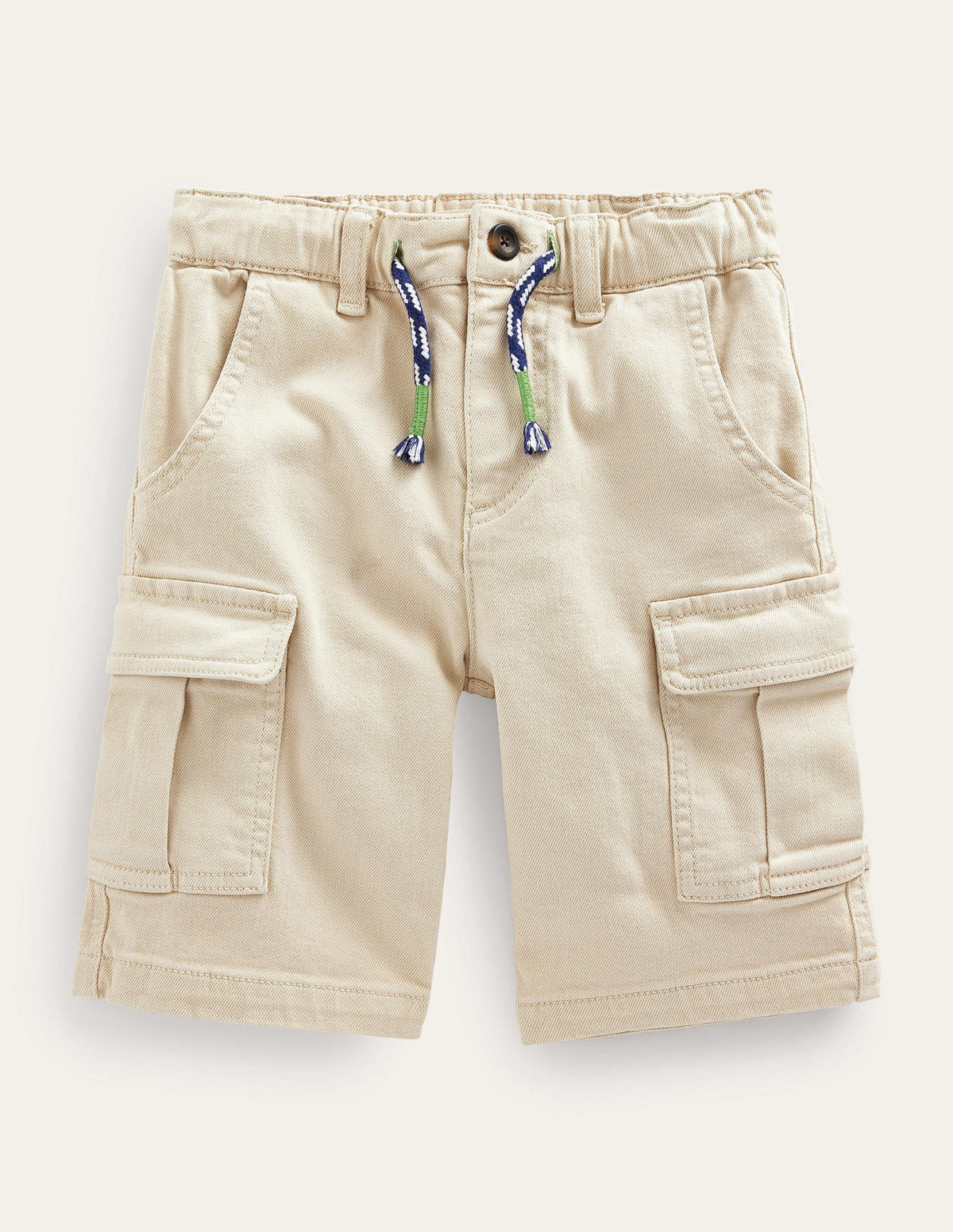 Garment Dye Cargo Shorts-Stone - Image 1