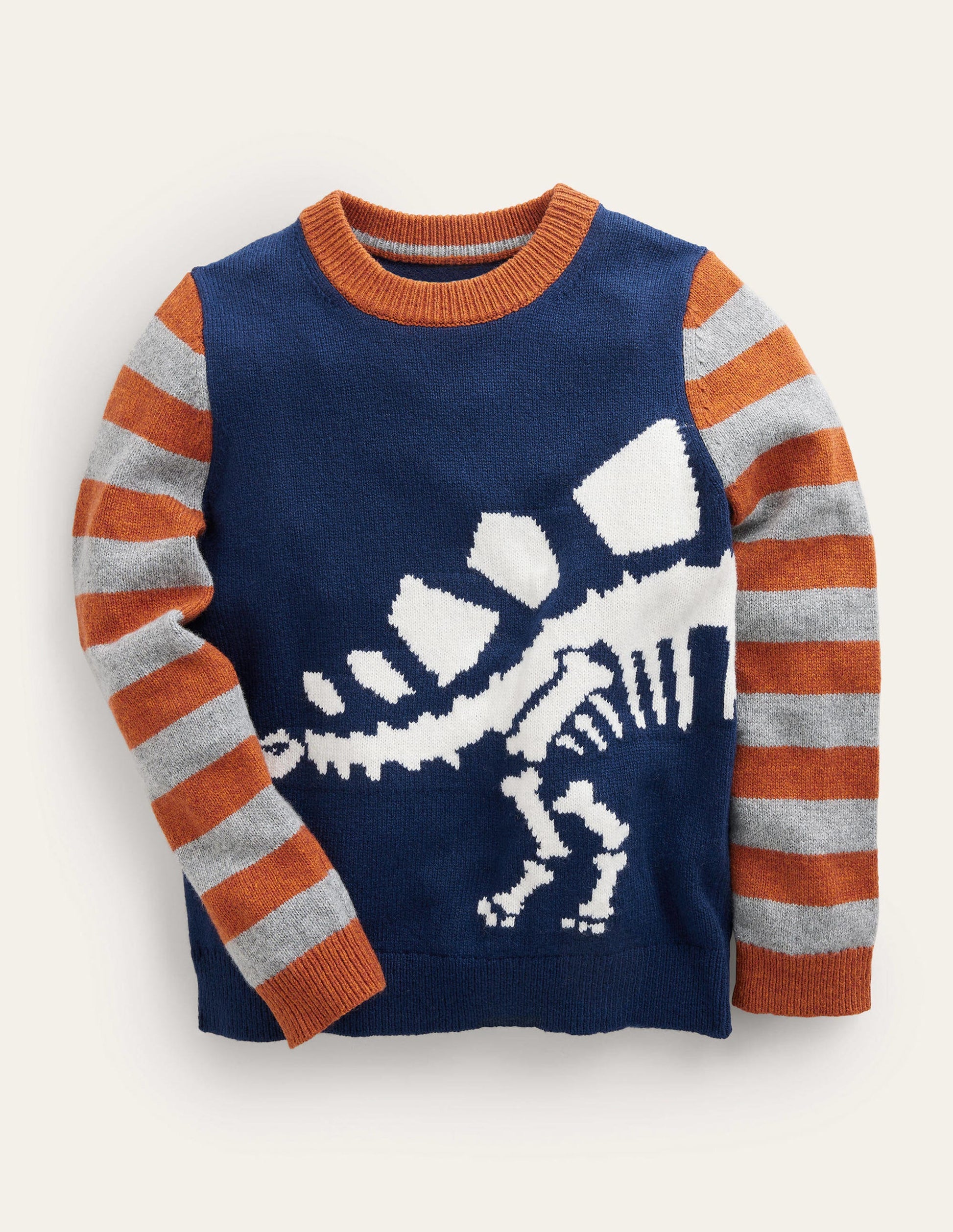 Fun Logo Jumper-College Navy Dino-1